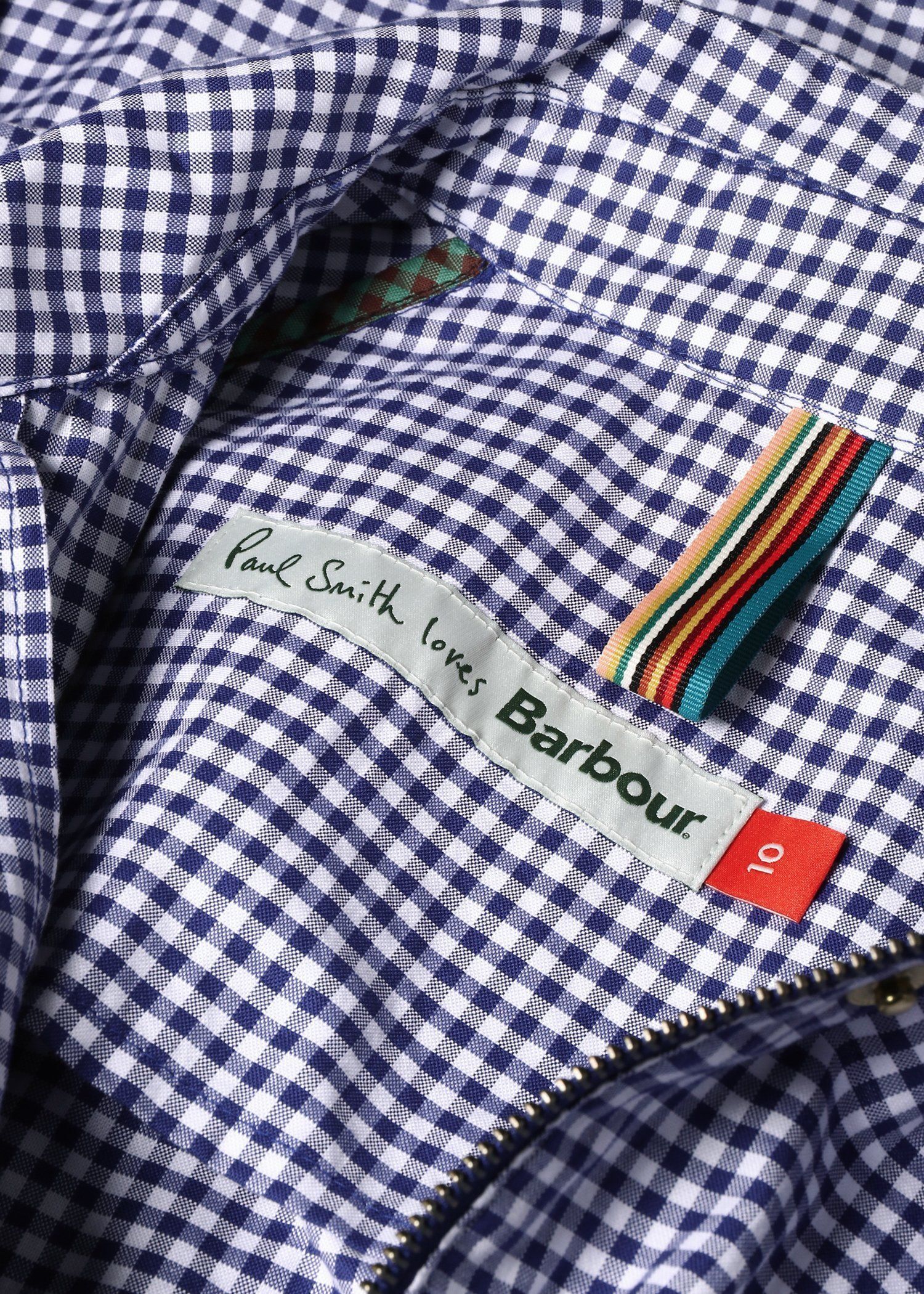 ウィメンズ Paul Smith Loves Barbour "Gingham Spey" コットンジャケット