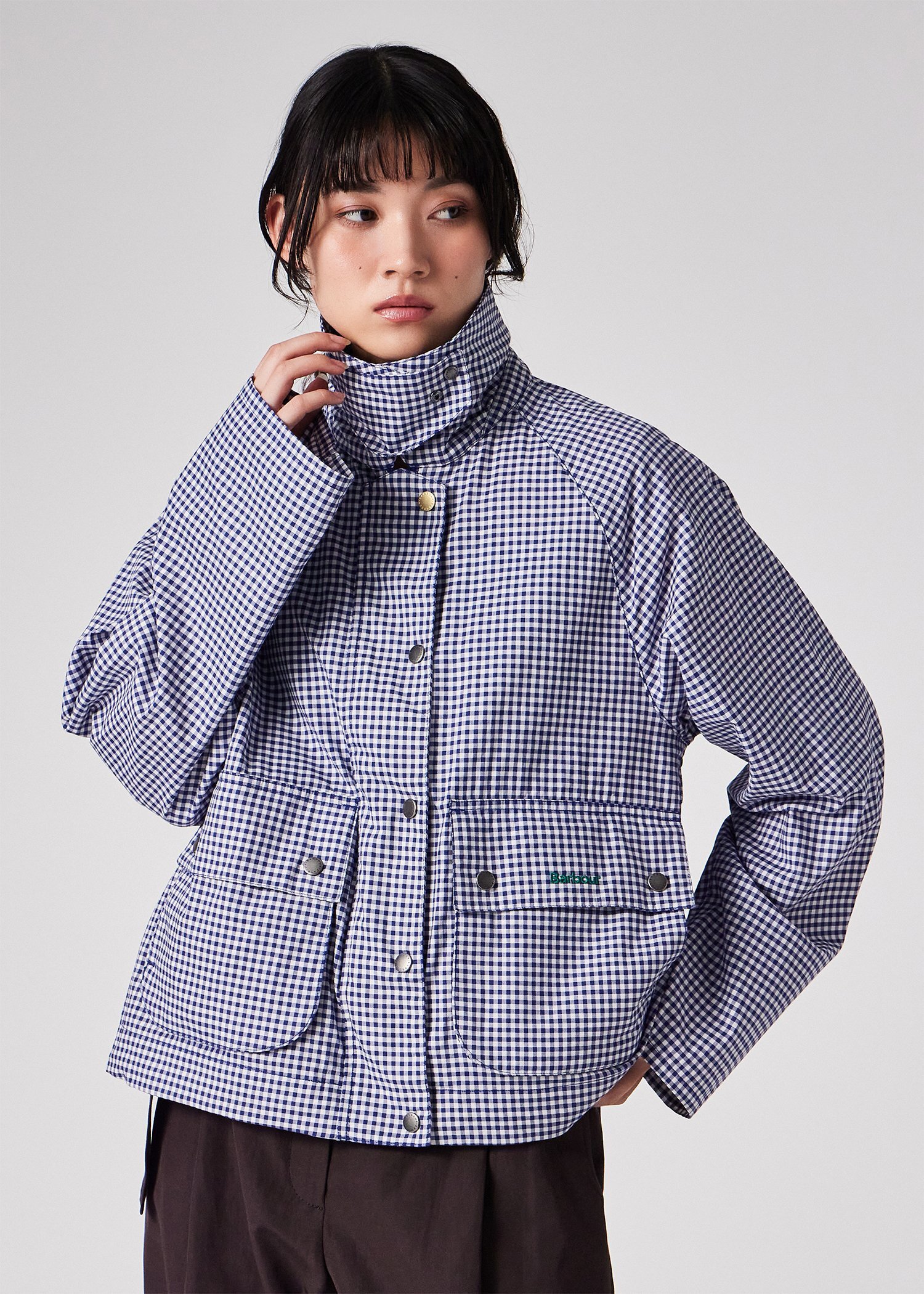 ウィメンズ Paul Smith Loves Barbour "Gingham Spey" コットンジャケット