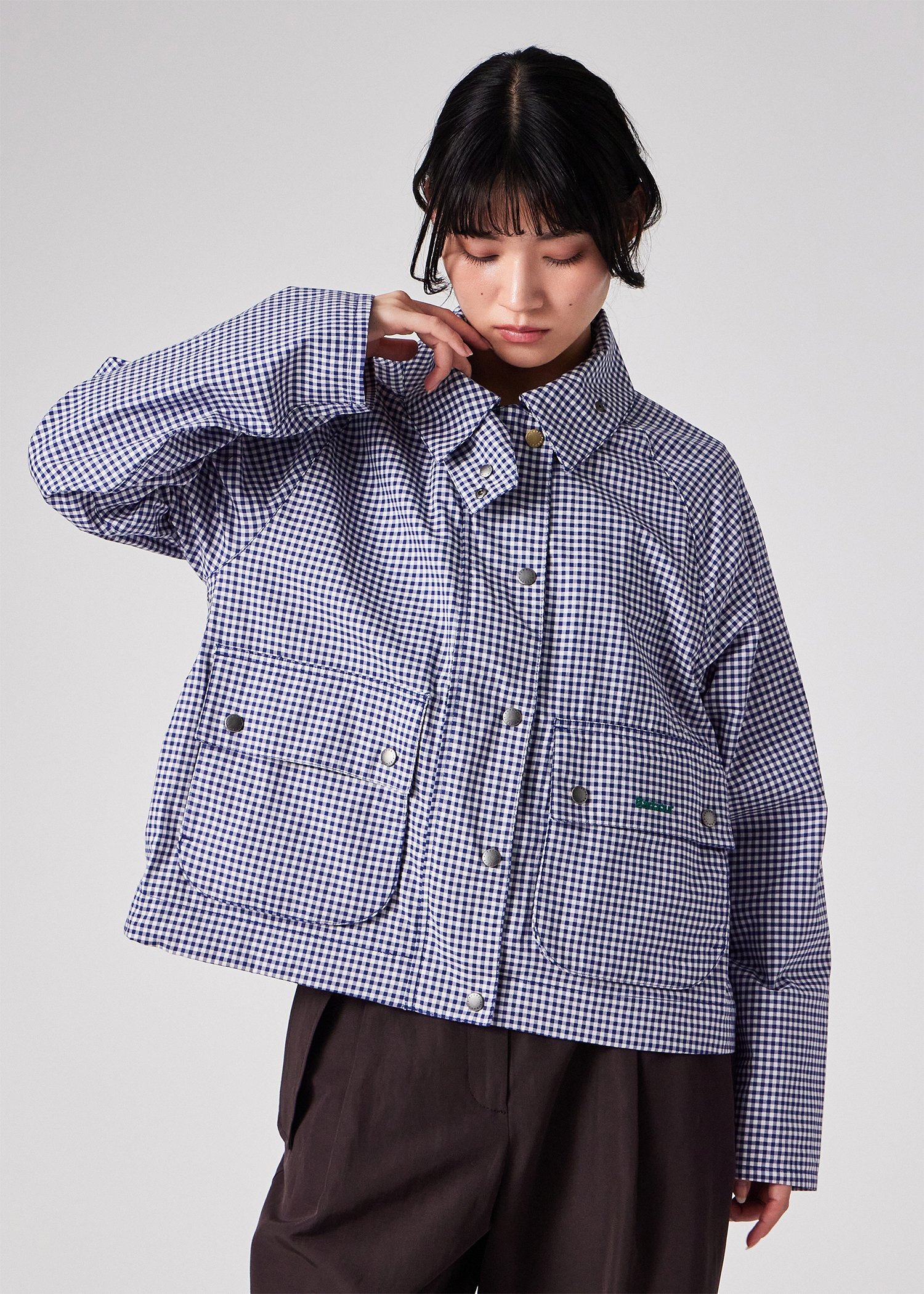 ウィメンズ Paul Smith Loves Barbour "Gingham Spey" コットンジャケット