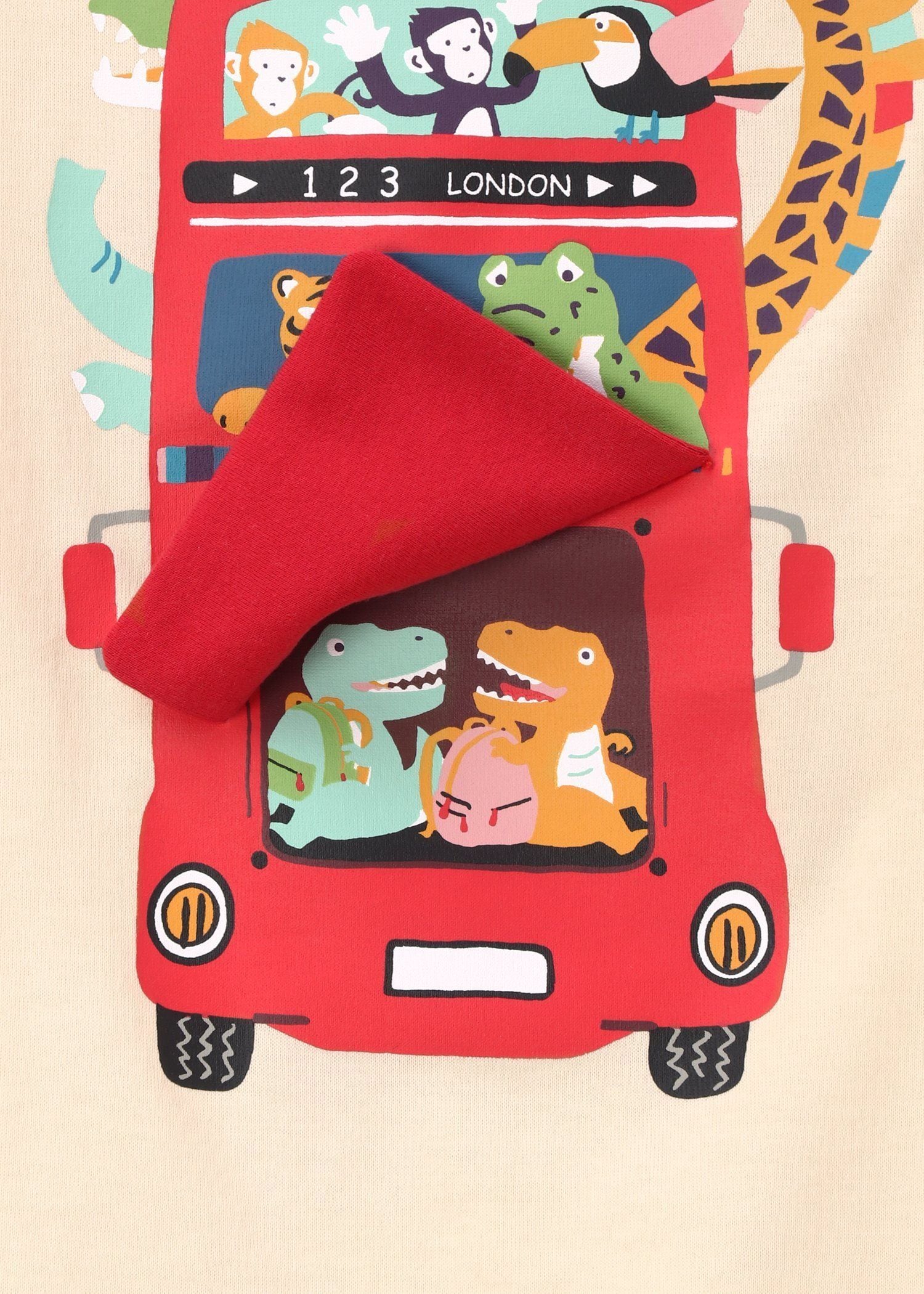 ボーイズ アニマル ギミック Tシャツ