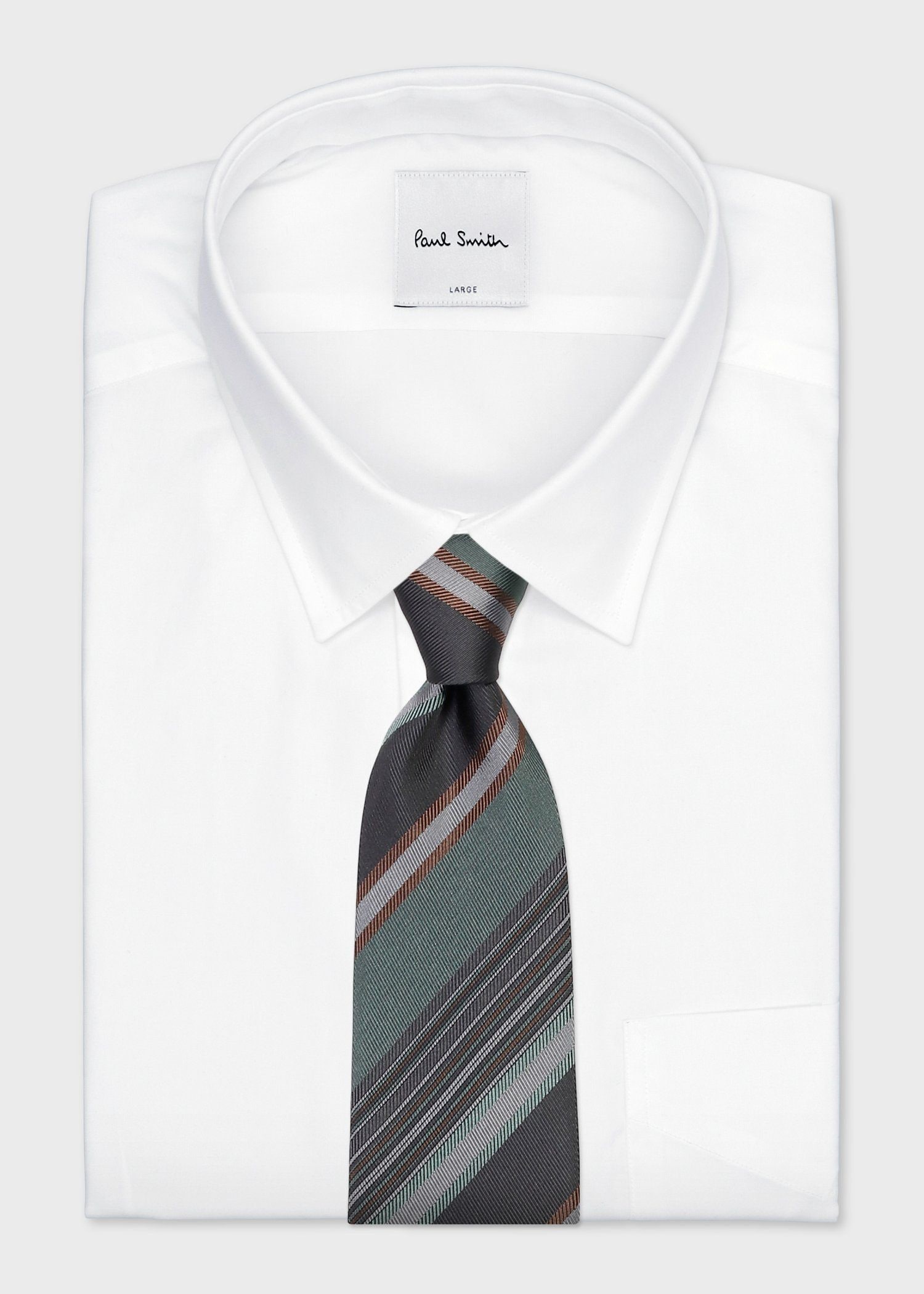 ミックスラインストライプ タイ