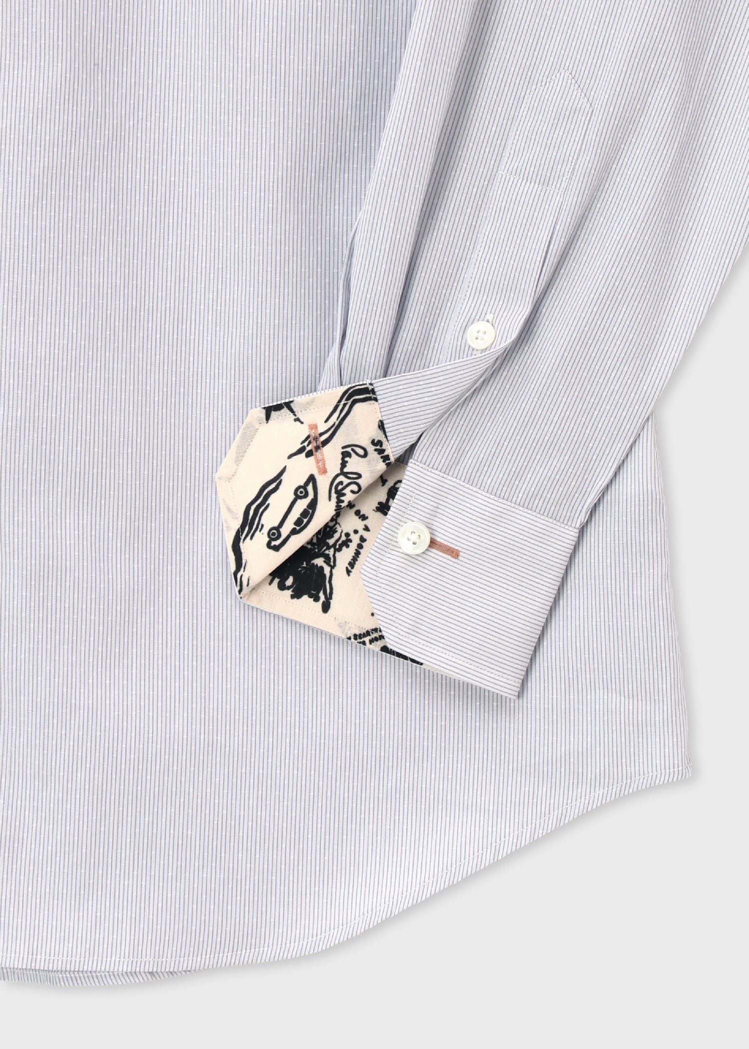 ミックスパターン ドレスシャツ