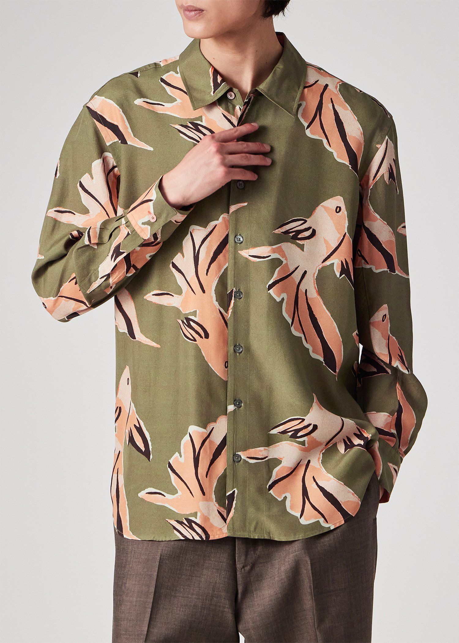 "La Peche" カジュアルシャツ