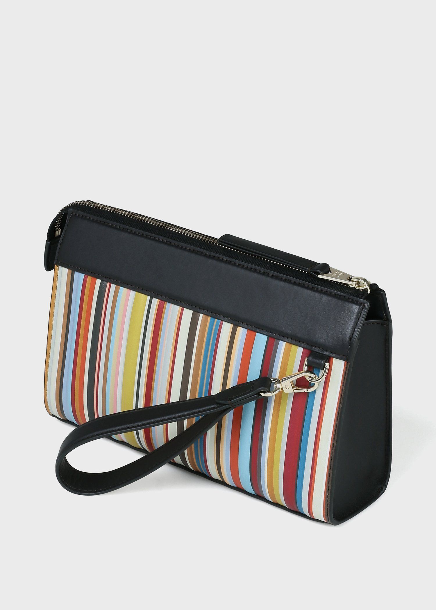 "Signature Stripe" ポーチ