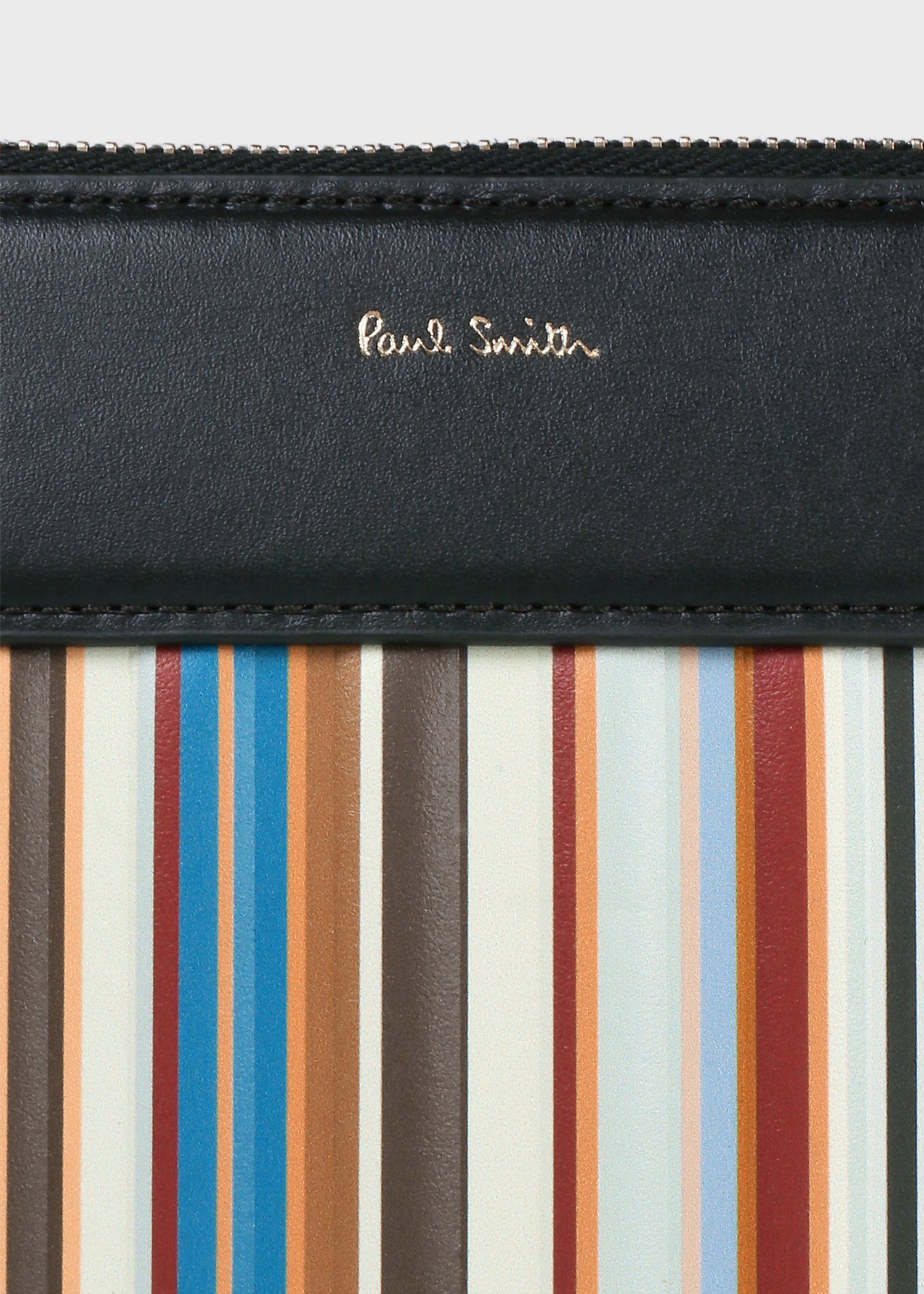 "Signature Stripe" ポーチ