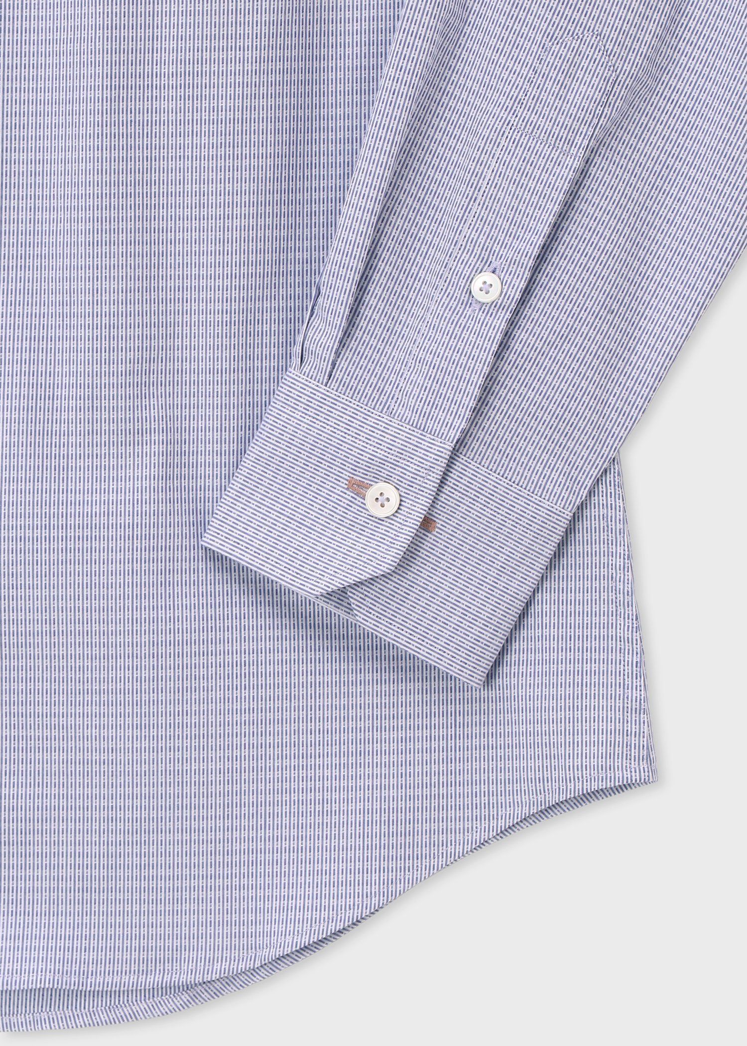 ジオメトリックドビー ドレスシャツ