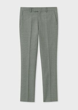 クラシックハウンドトゥース テーパード トラウザーズ