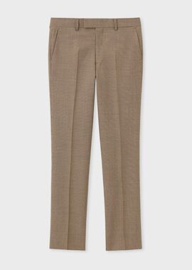 クラシックハウンドトゥース テーパード トラウザーズ