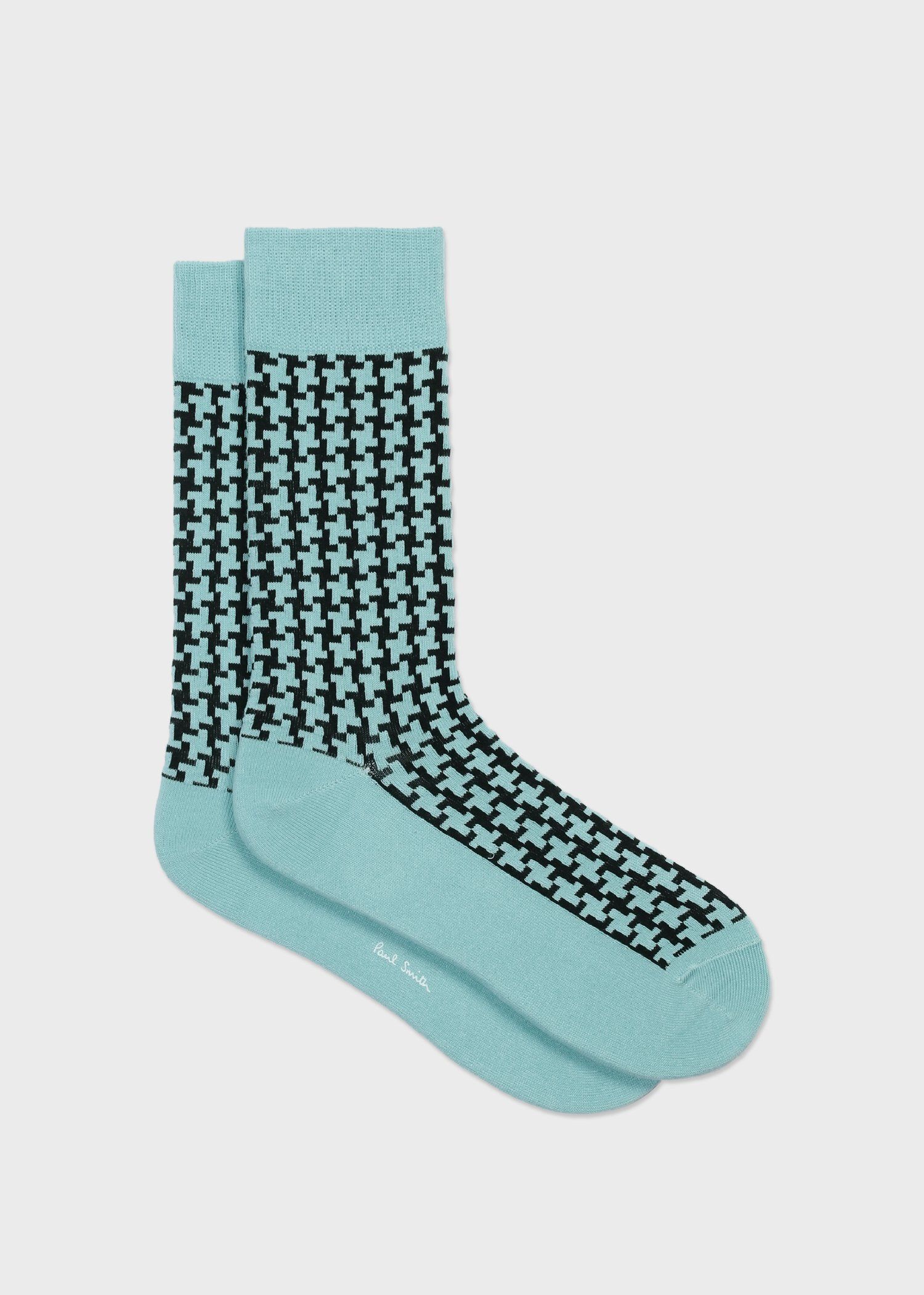 "Houndstooth" ソックス