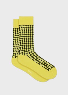 "Houndstooth" ソックス