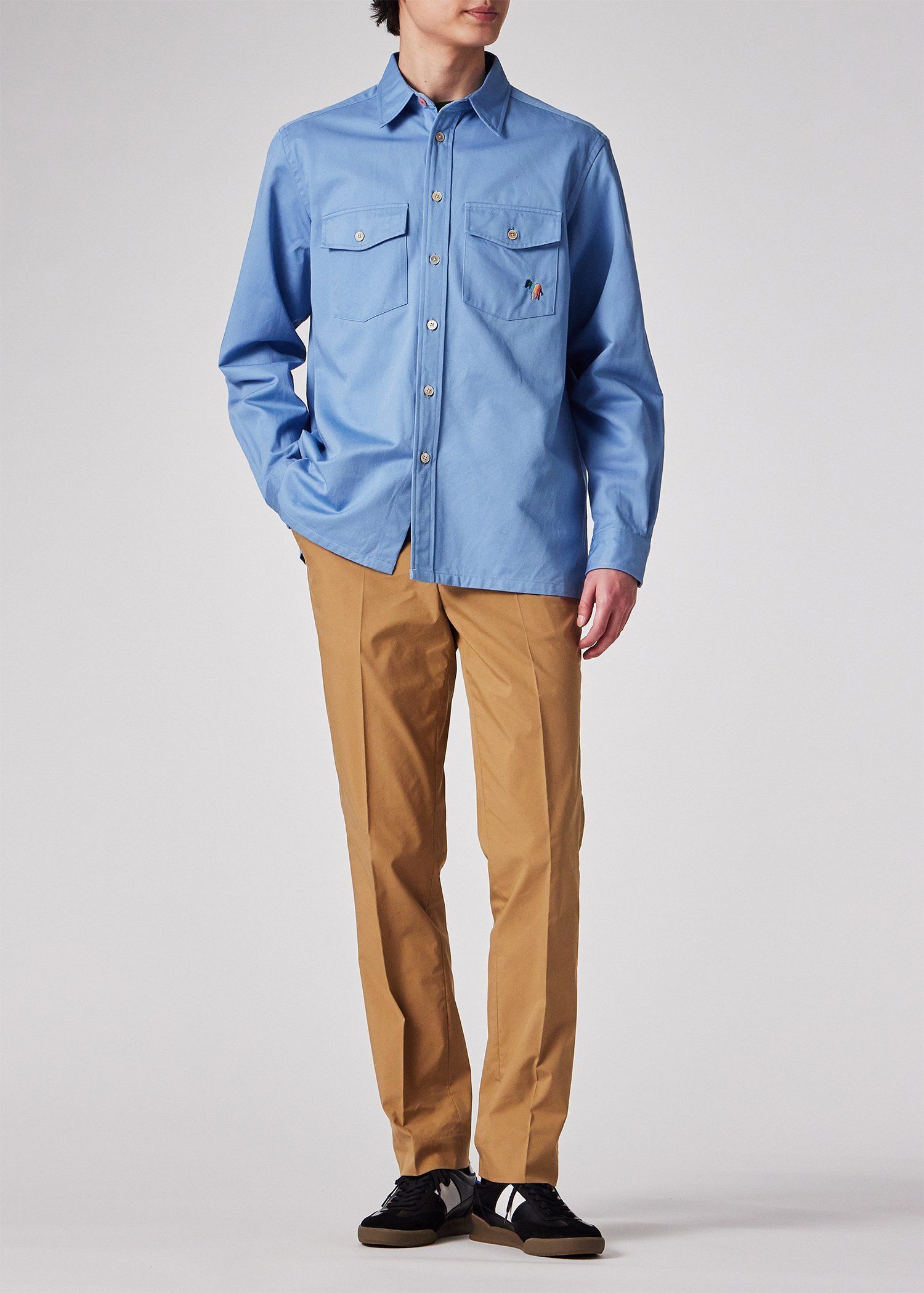 シーズンゼブラ コットンツイル シャツブルゾン