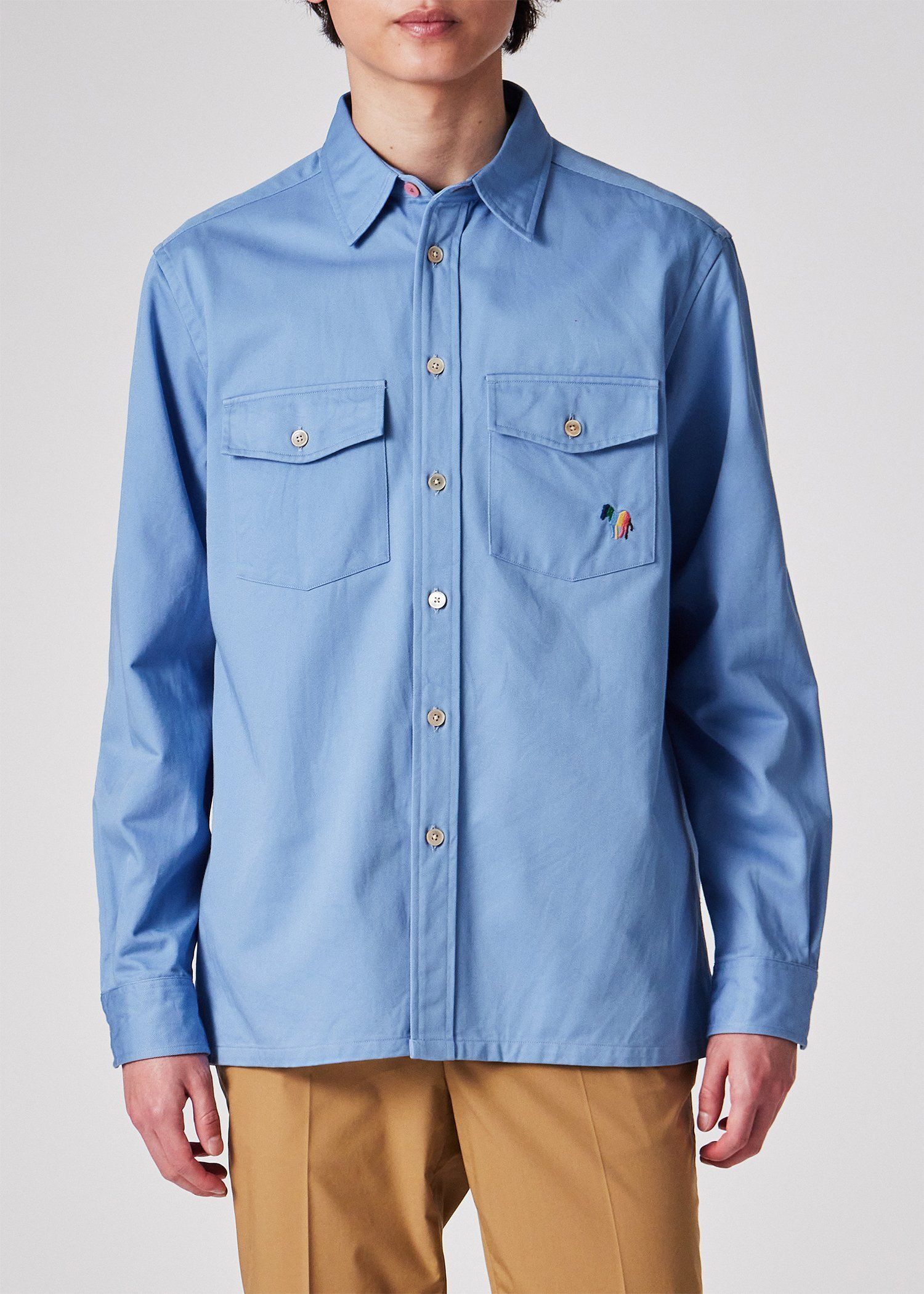 シーズンゼブラ コットンツイル シャツブルゾン