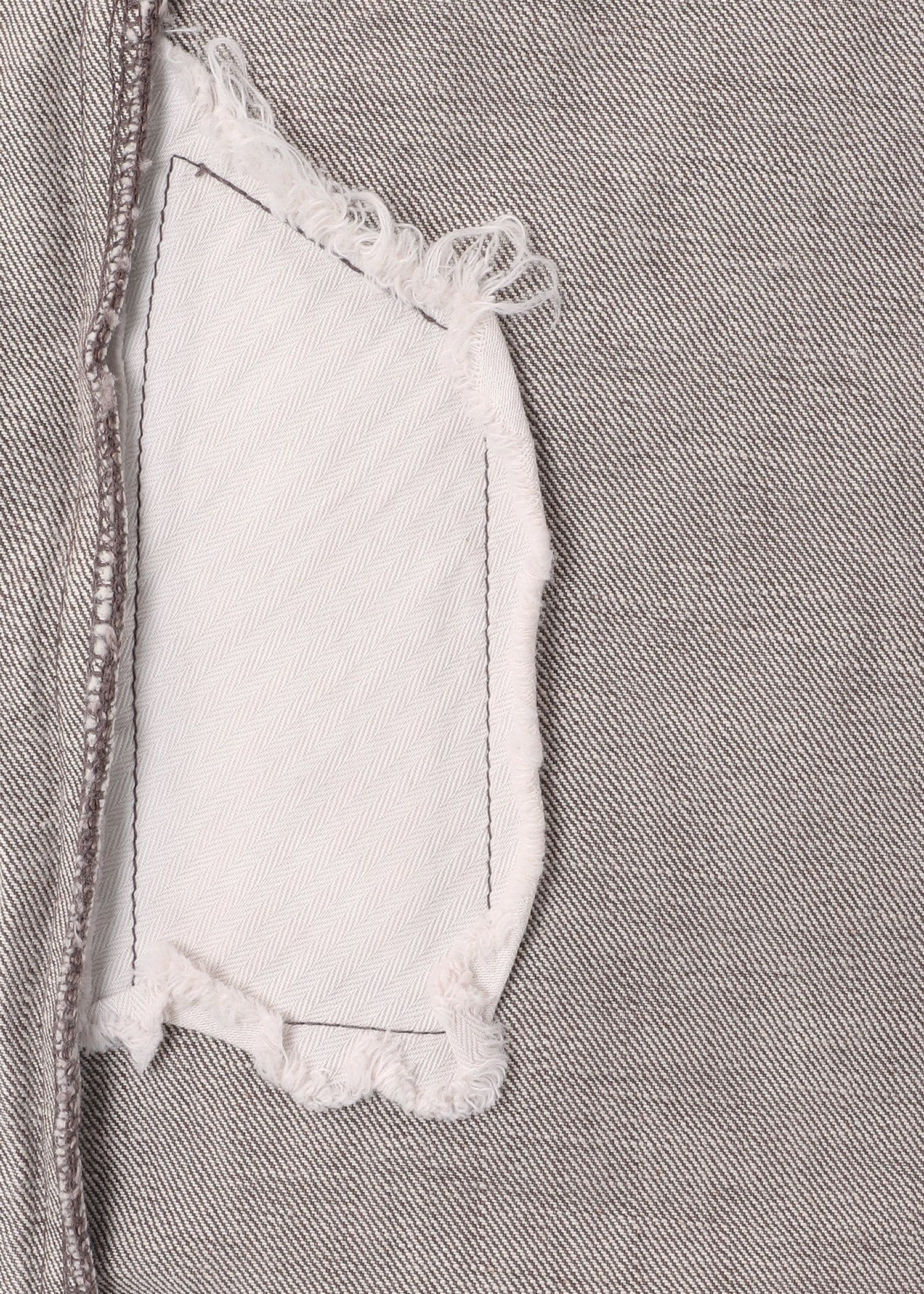 RED EAR ヘムジップ デニムタックパンツ