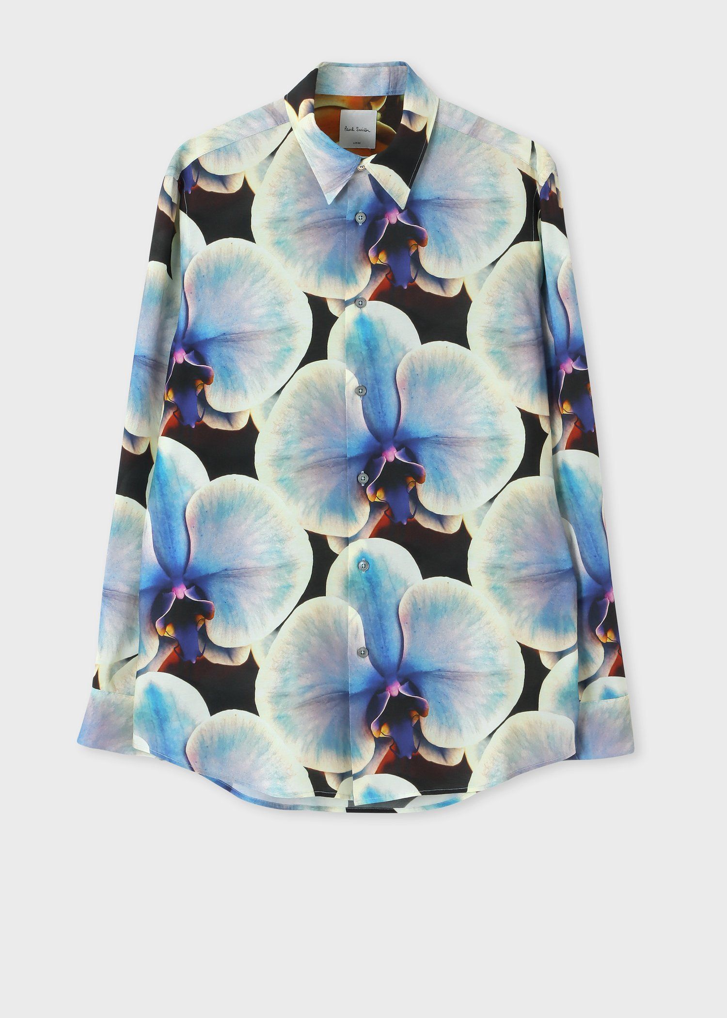 "Orchid" プリントシャツ