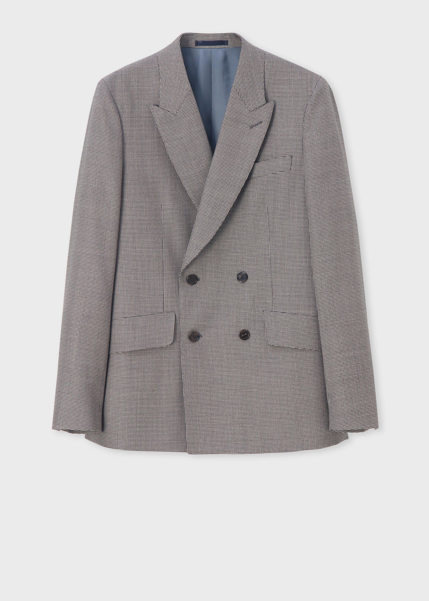 クラシックハウンドトゥース ダブル ジャケット
