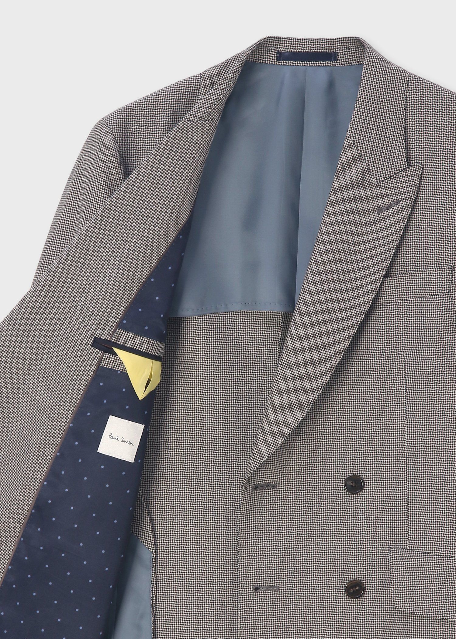 クラシックハウンドトゥース ダブル ジャケット