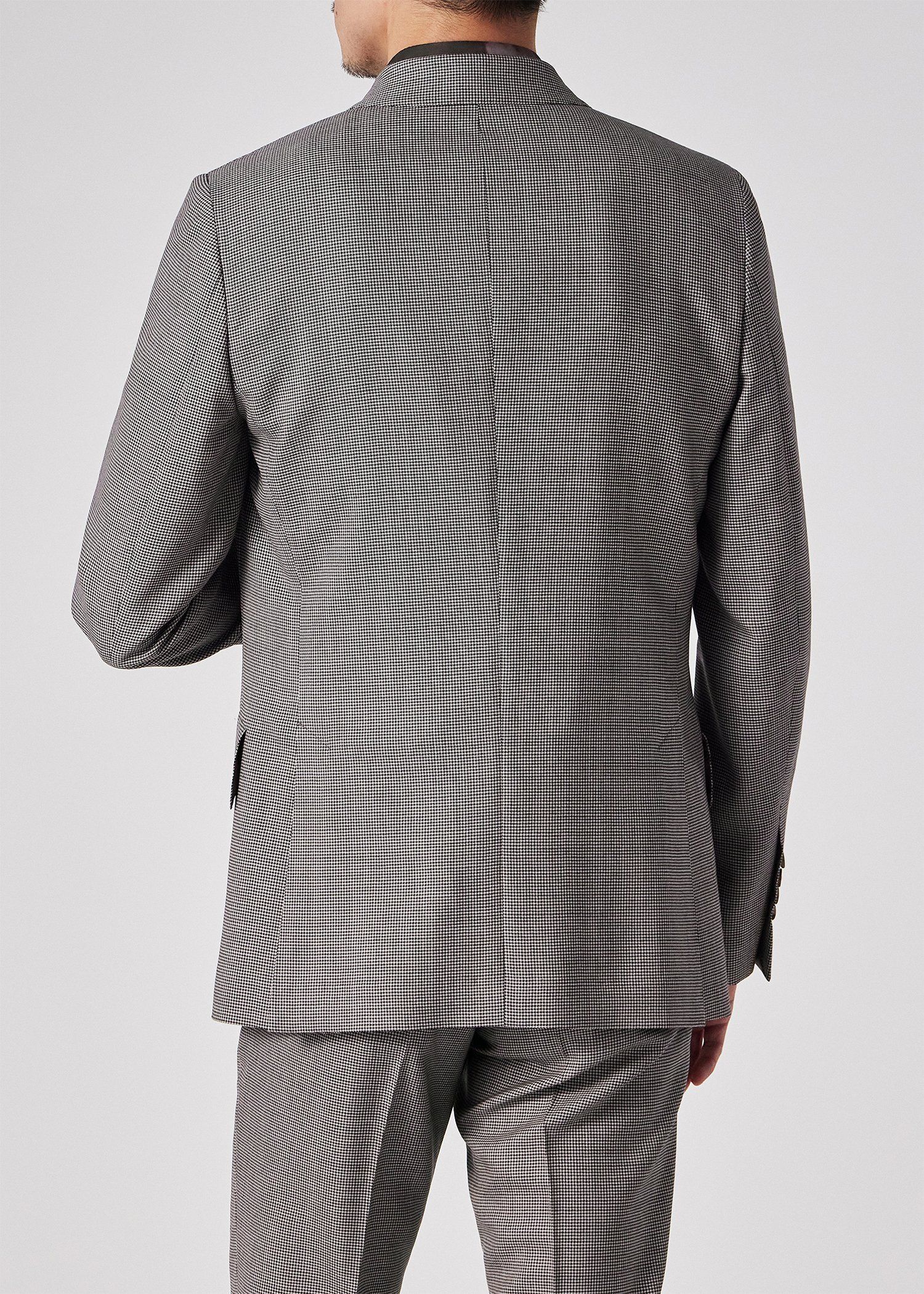 クラシックハウンドトゥース ダブル ジャケット