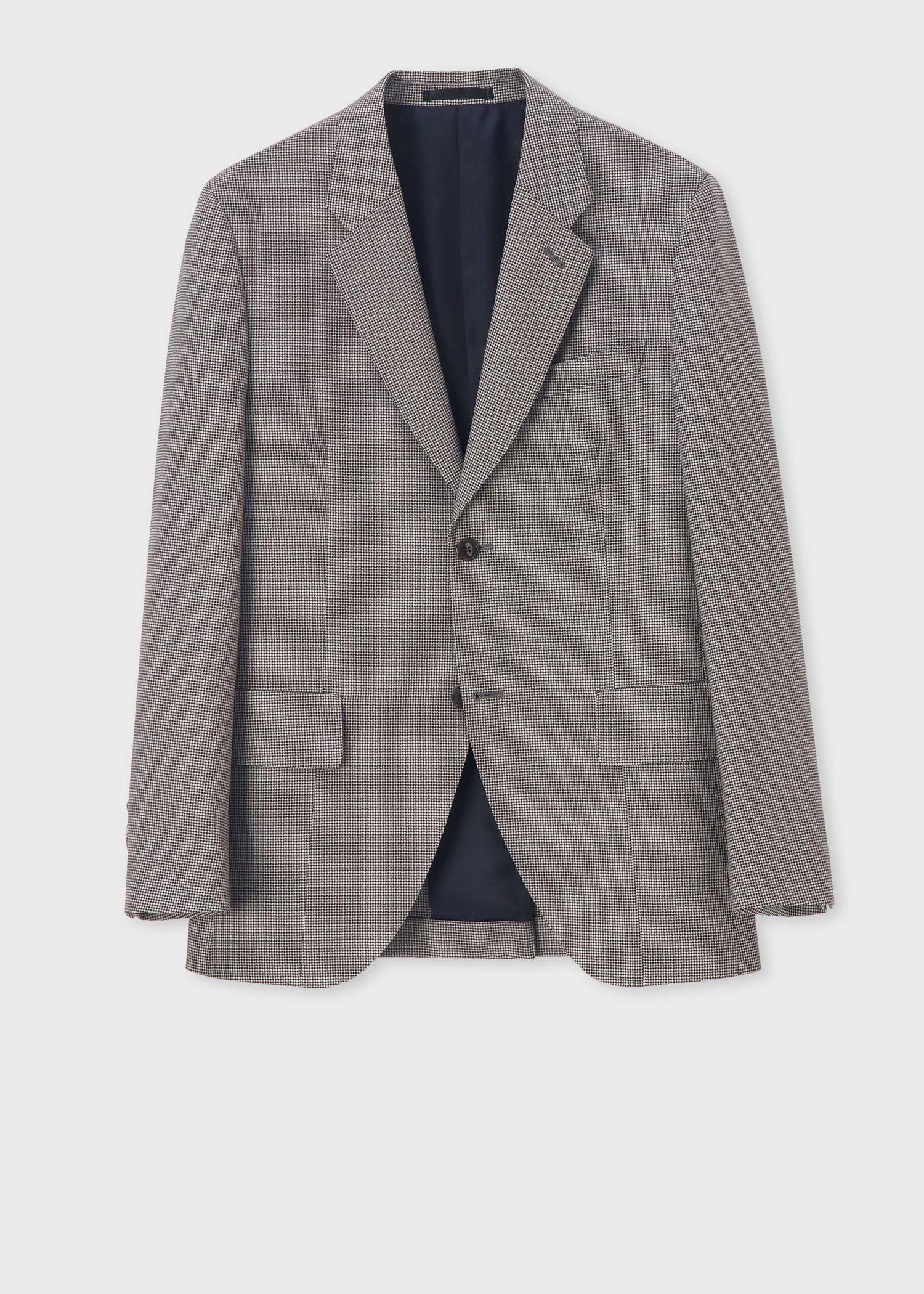 クラシックハウンドトゥース シングル2Bジャケット