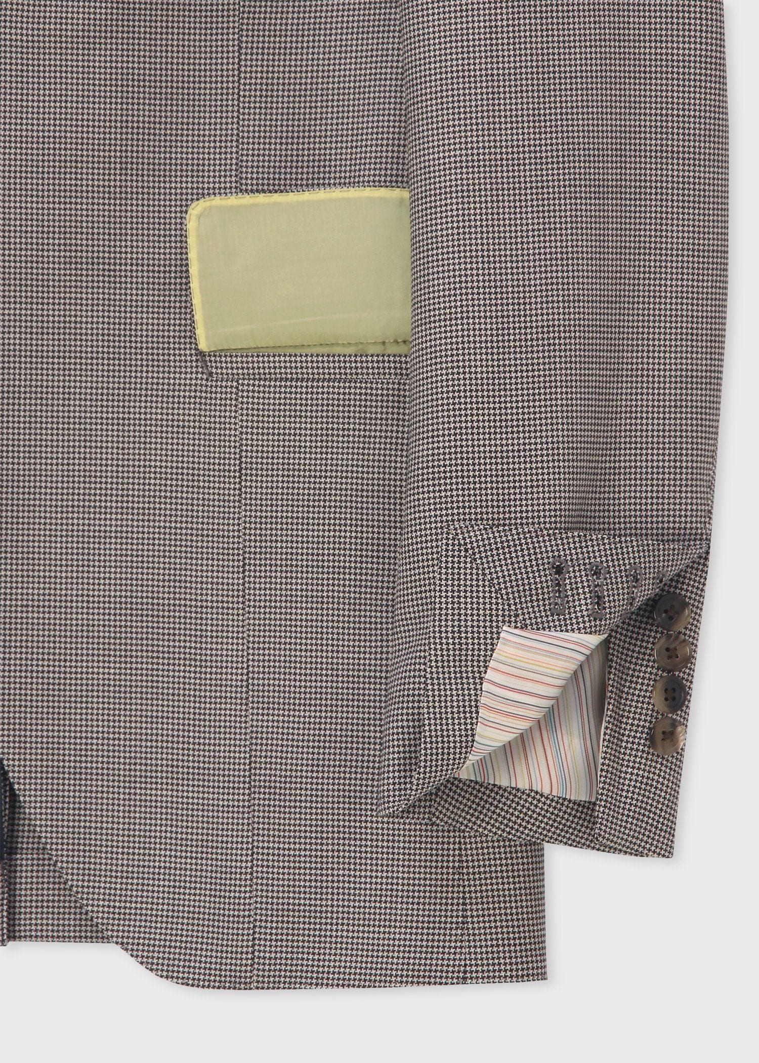 クラシックハウンドトゥース シングル2Bジャケット