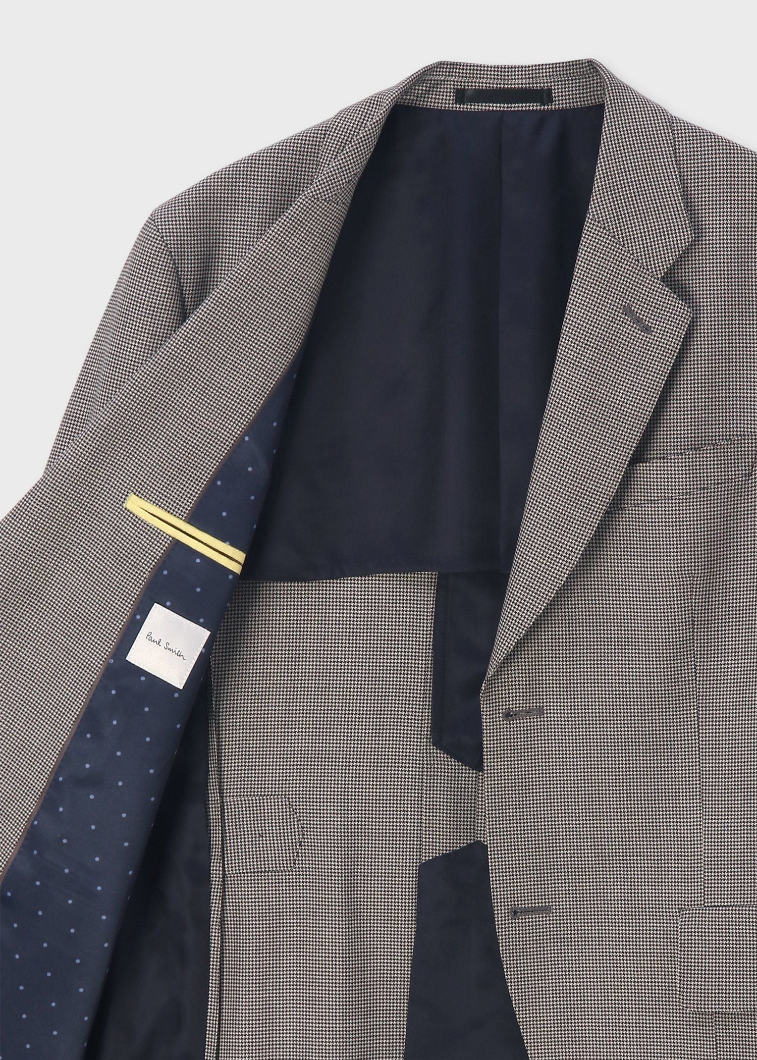 クラシックハウンドトゥース シングル2Bジャケット