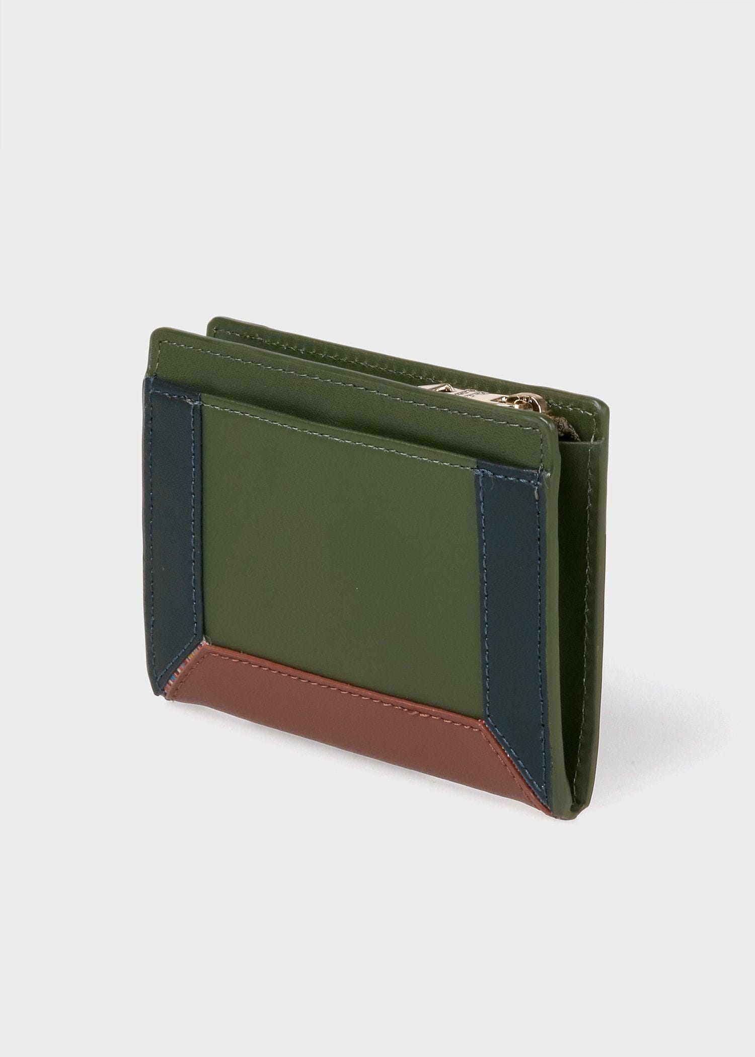 コントラストカラーブロック コインケース