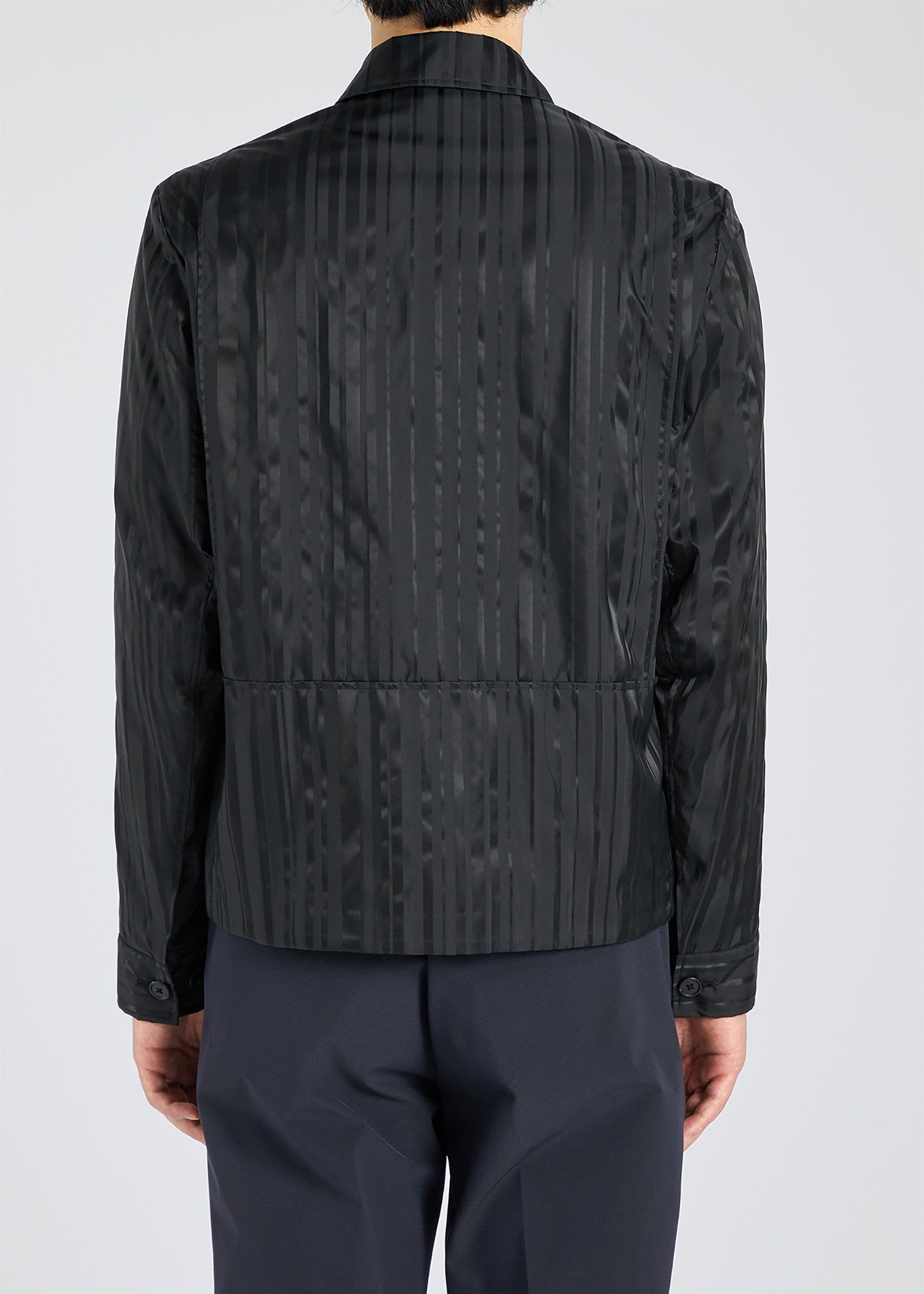 シャドーストライプ ショート ブルゾン