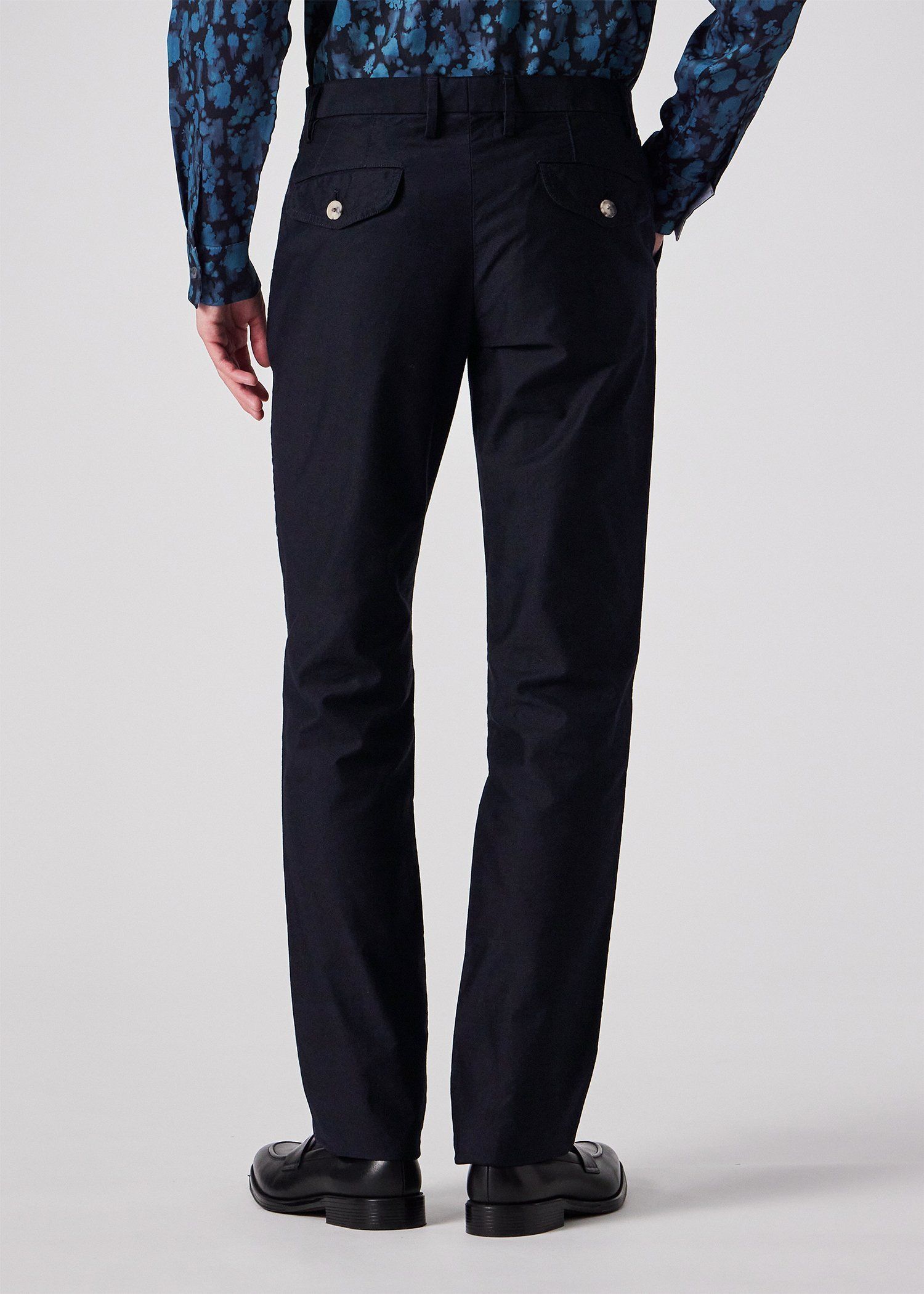 ライトモールスキン テーパード トラウザーズ