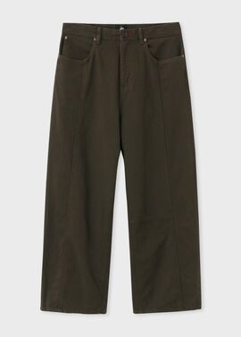 RED EAR コットンリネンワッシャー ワイドトラウザーズ ｜ポール・スミス