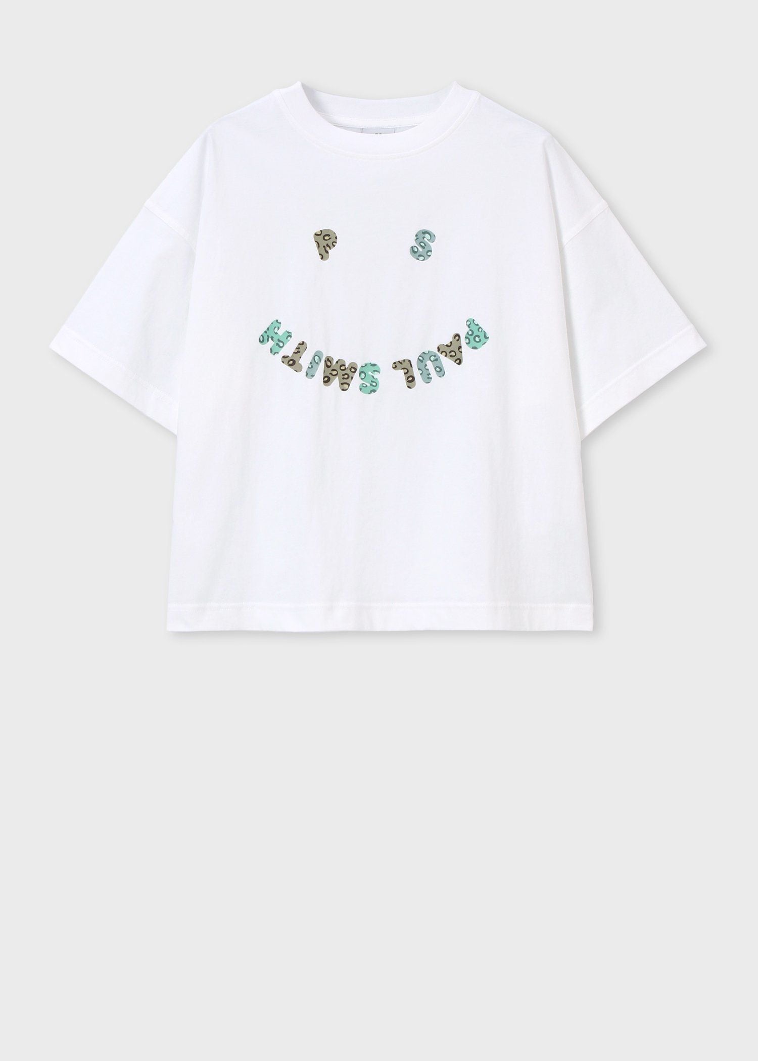 ウィメンズ "PS Happy" アニマルロゴ 半袖Tシャツ