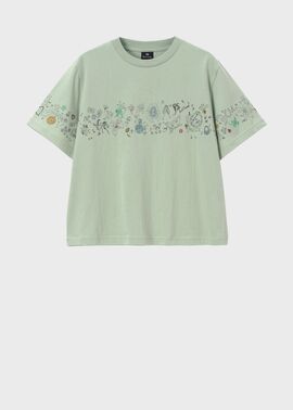 PS Paul Smith Artist Studio 半袖シャツ アート XL ウィメンズ 