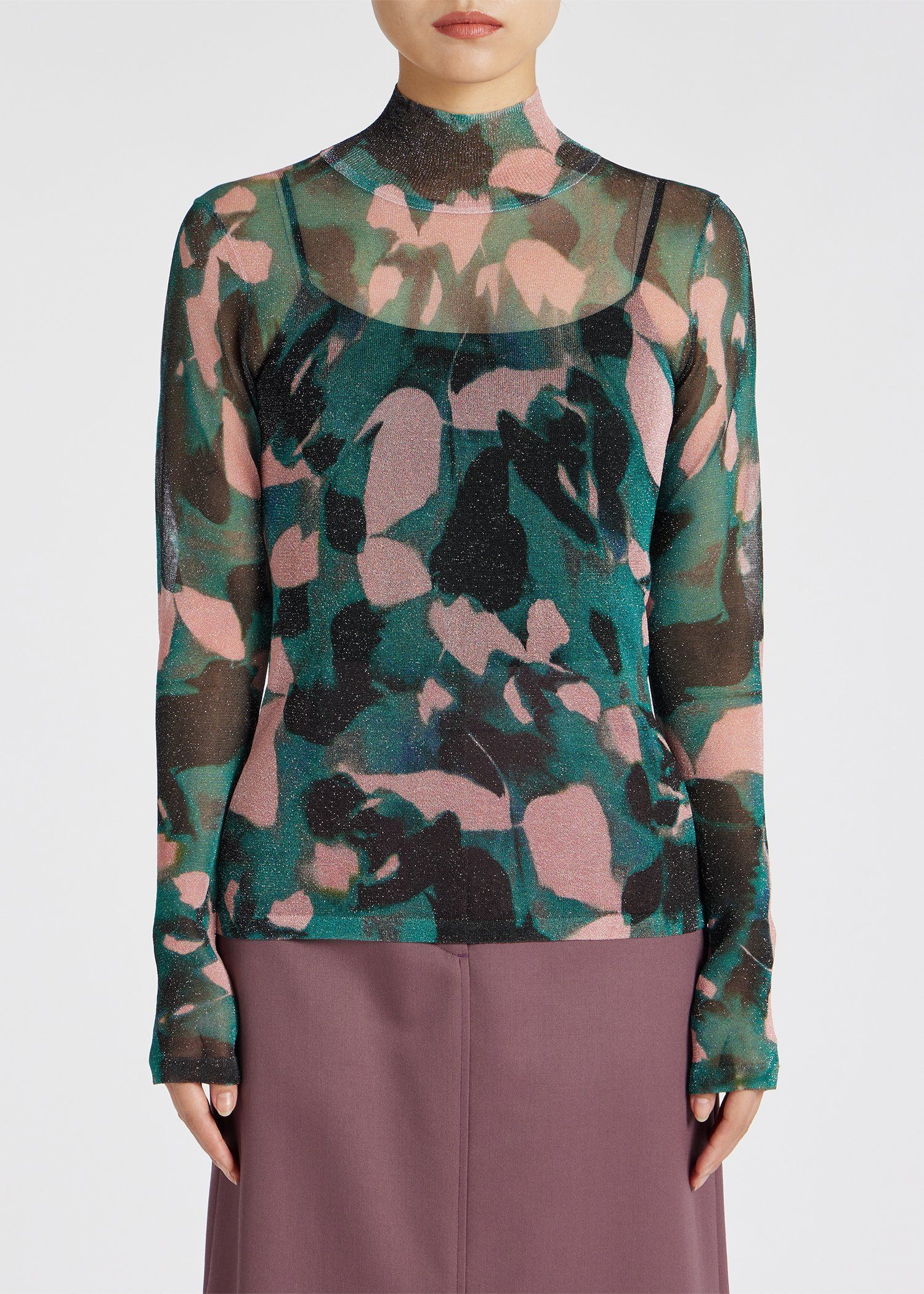 ウィメンズ "Solar Gram" シアー ラメ ニット