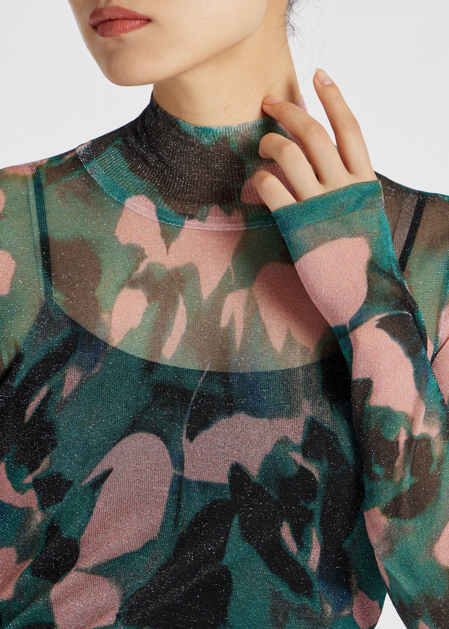 ウィメンズ "Solar Gram" シアー ラメ ニット