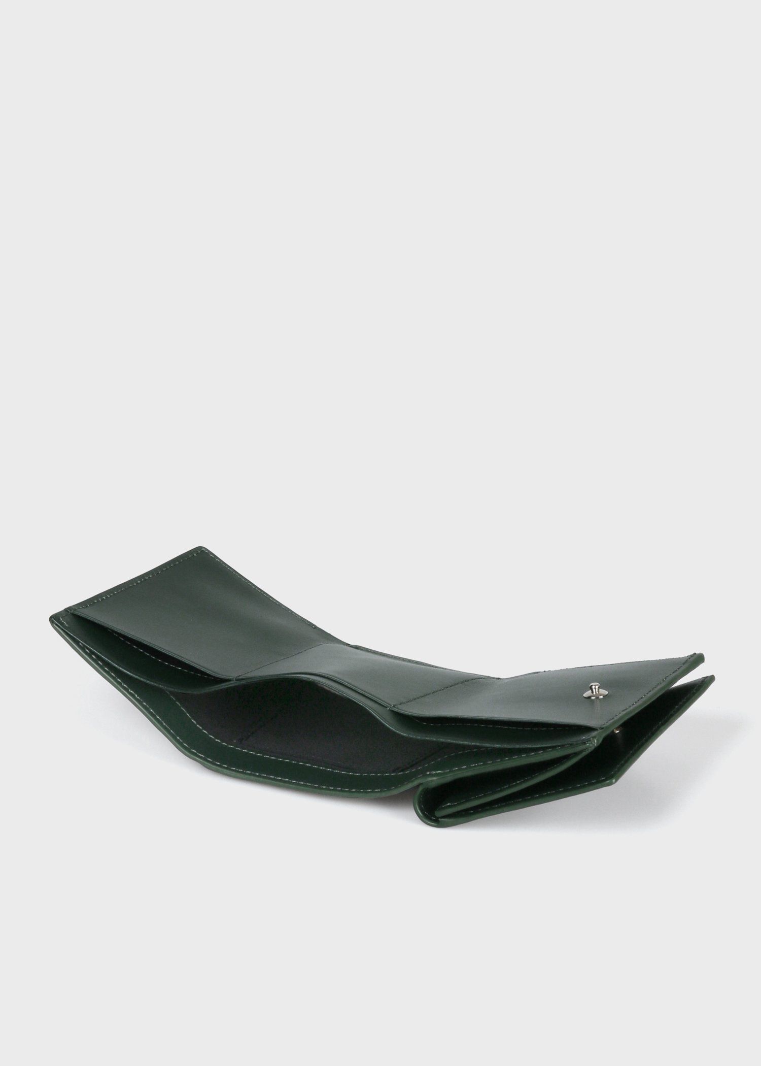 マーケトリーストライプラビット 3つ折り財布