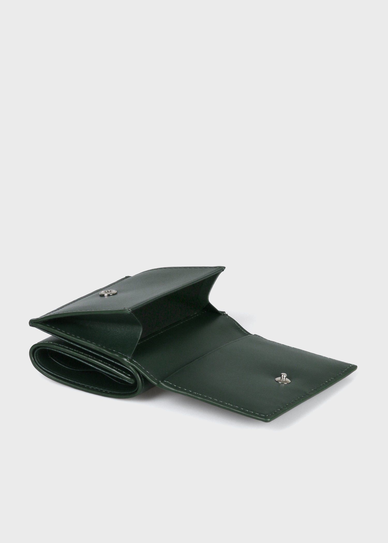 マーケトリーストライプラビット 3つ折り財布