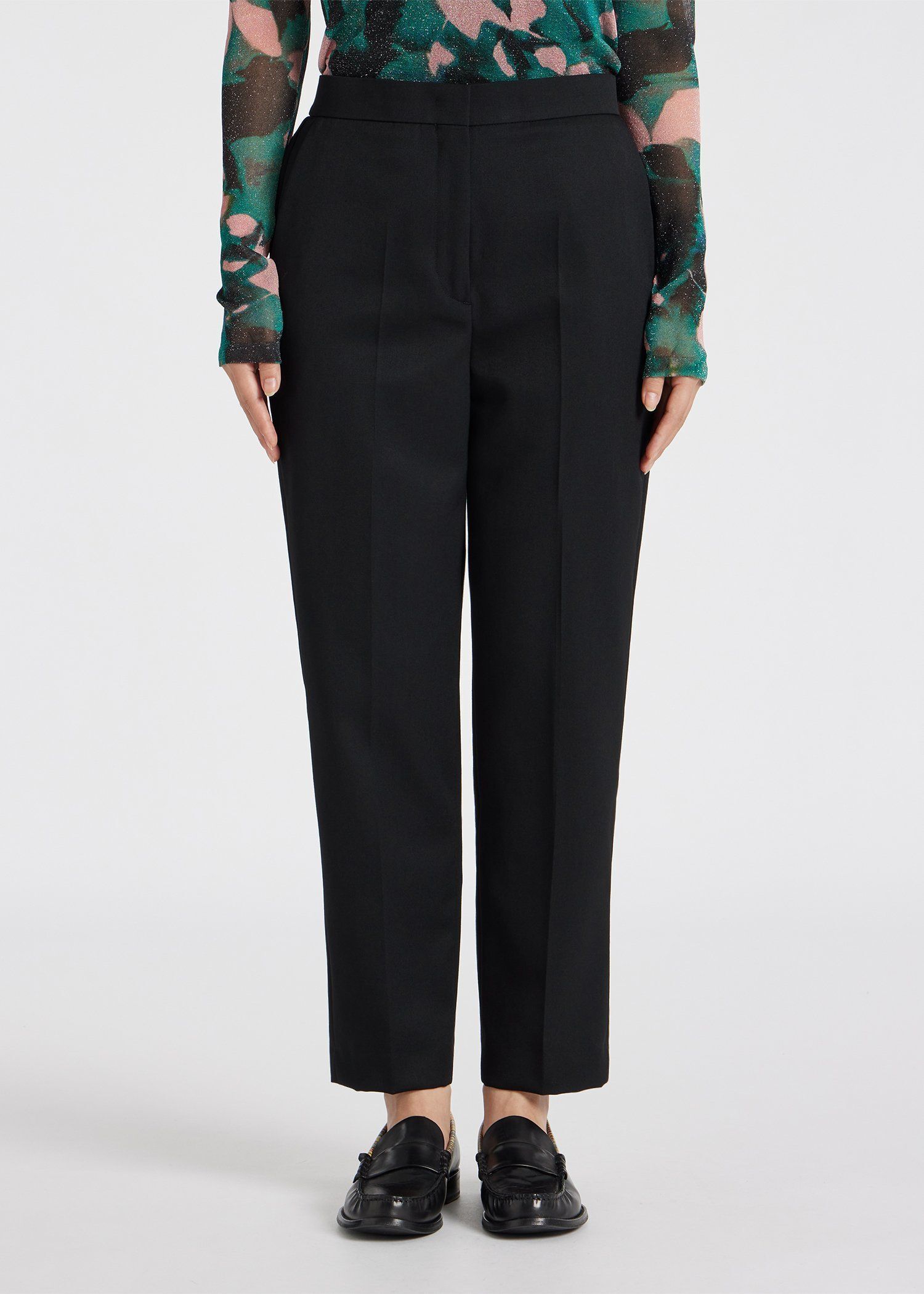 ウィメンズ ギャバ テーパードパンツ