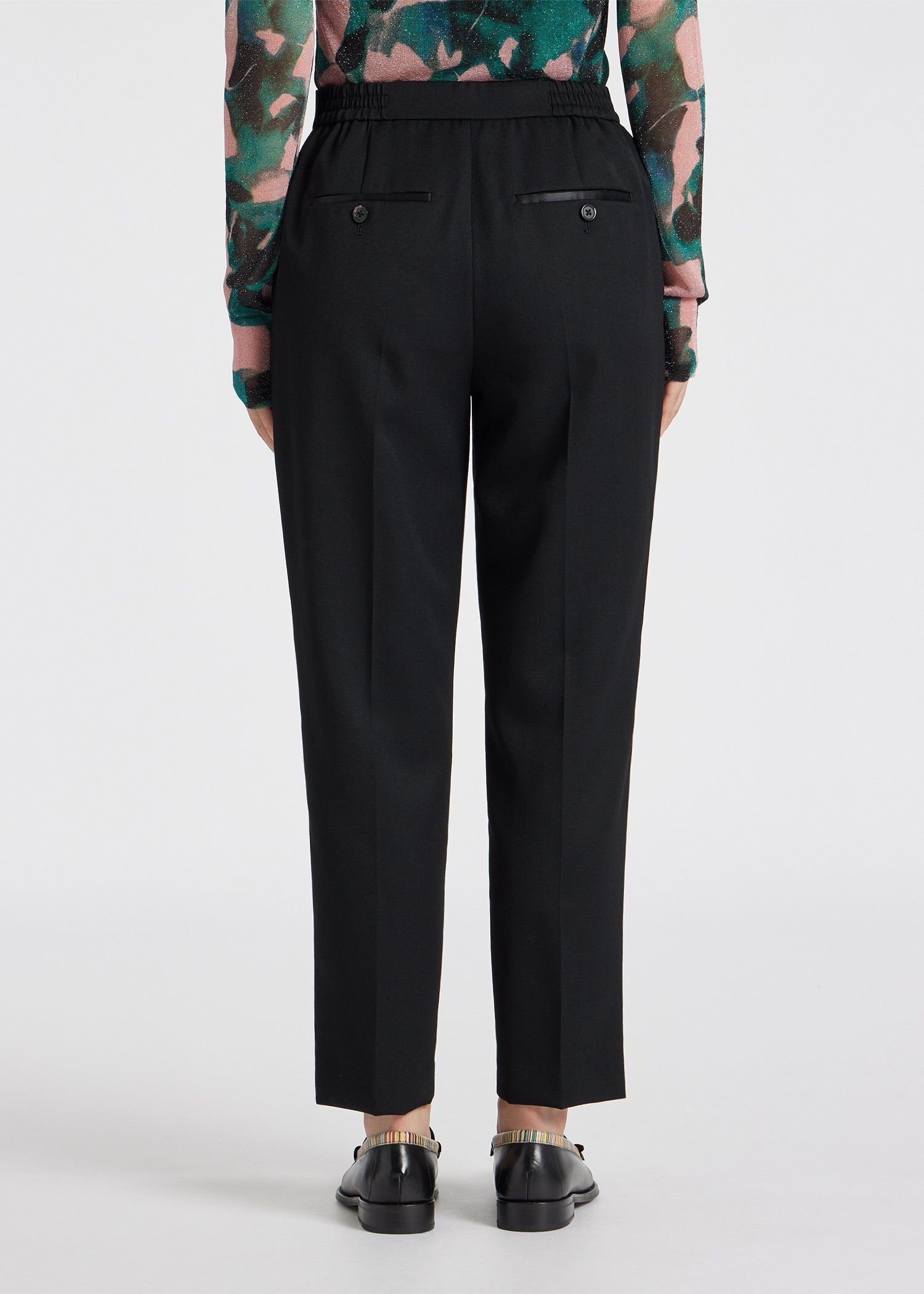 ウィメンズ ギャバ テーパードパンツ