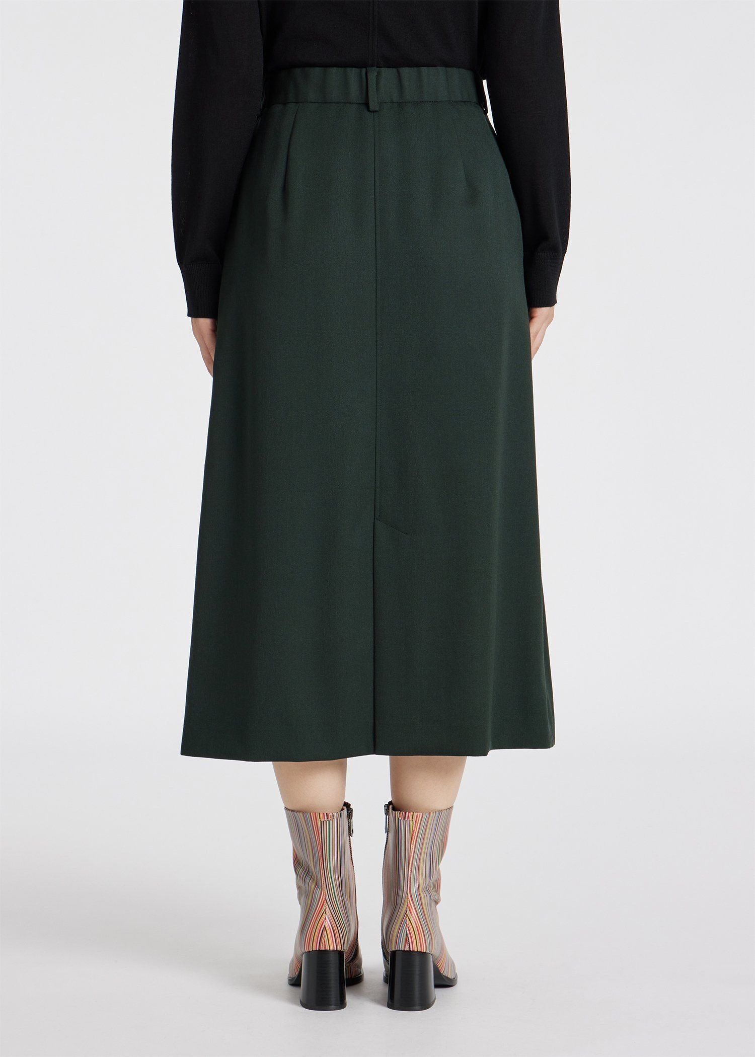 ウィメンズ ギャバ ストレートシルエット スカート