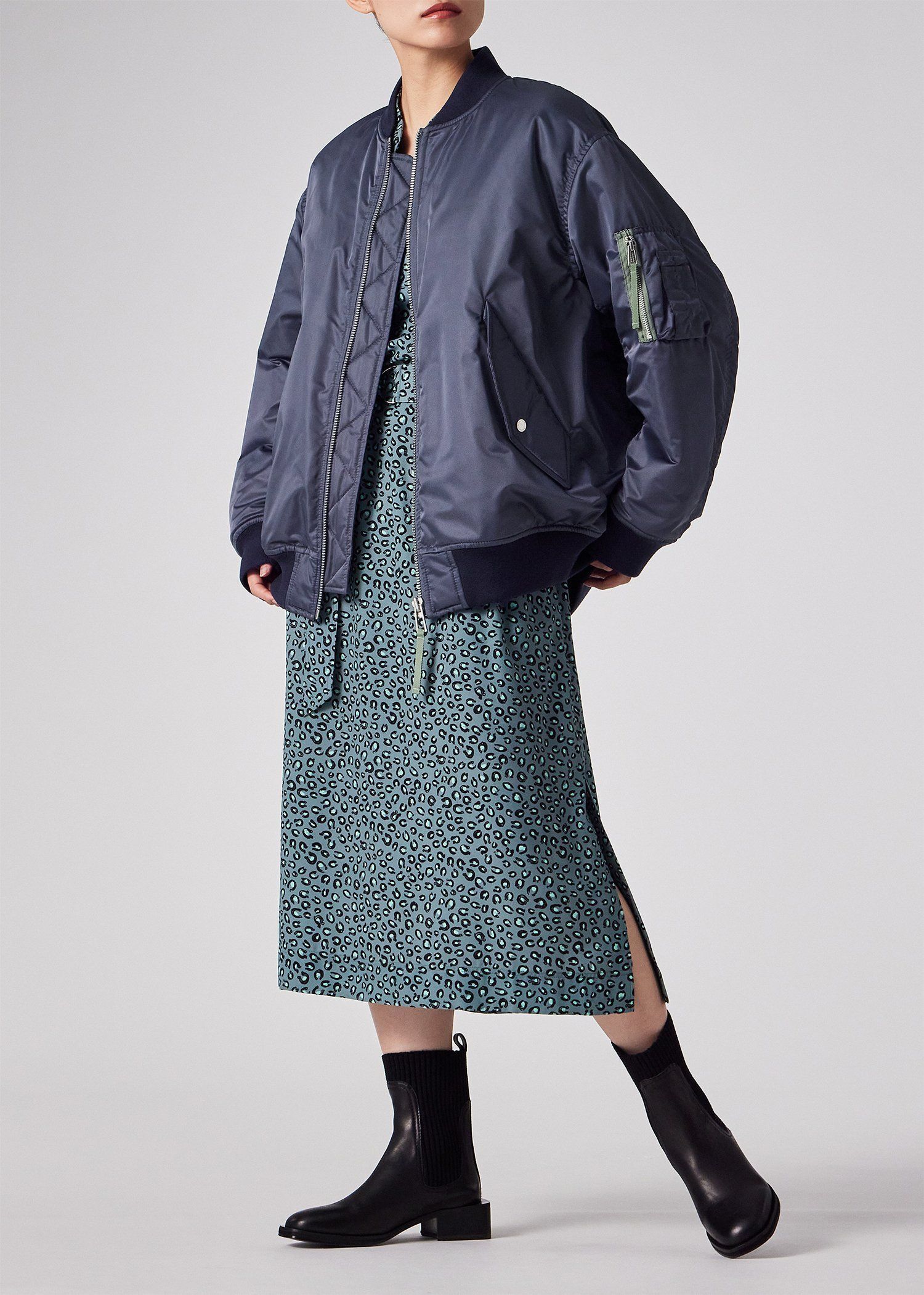 ウィメンズ オーバーサイジング MA-1 ブルゾン