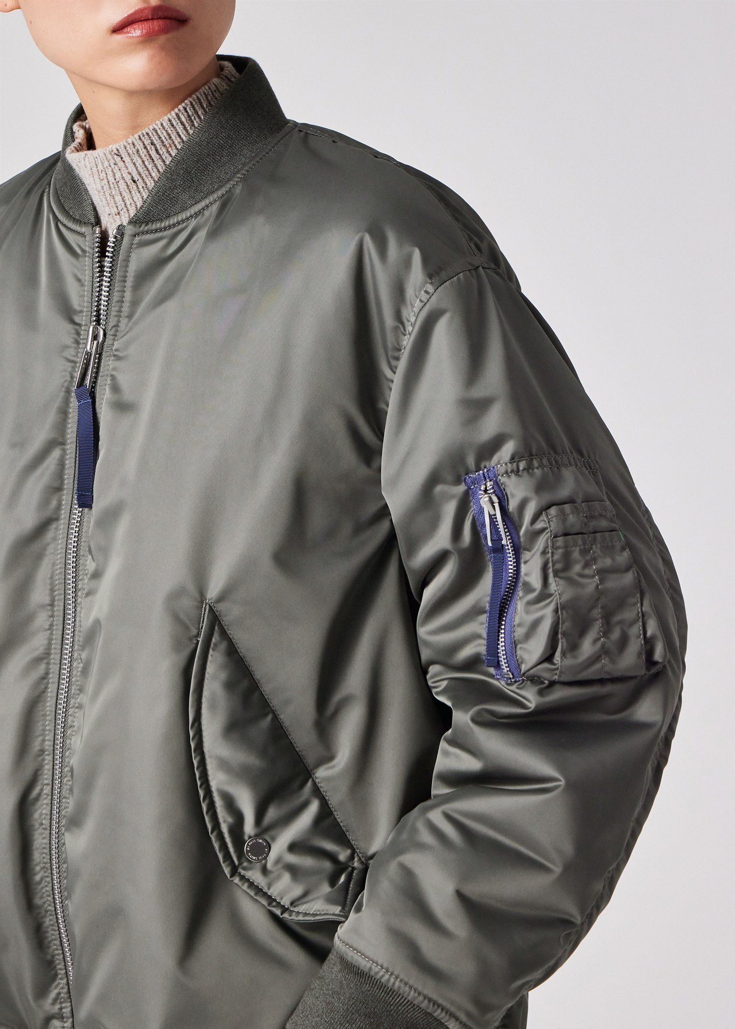 ウィメンズ オーバーサイジング MA-1 ブルゾン