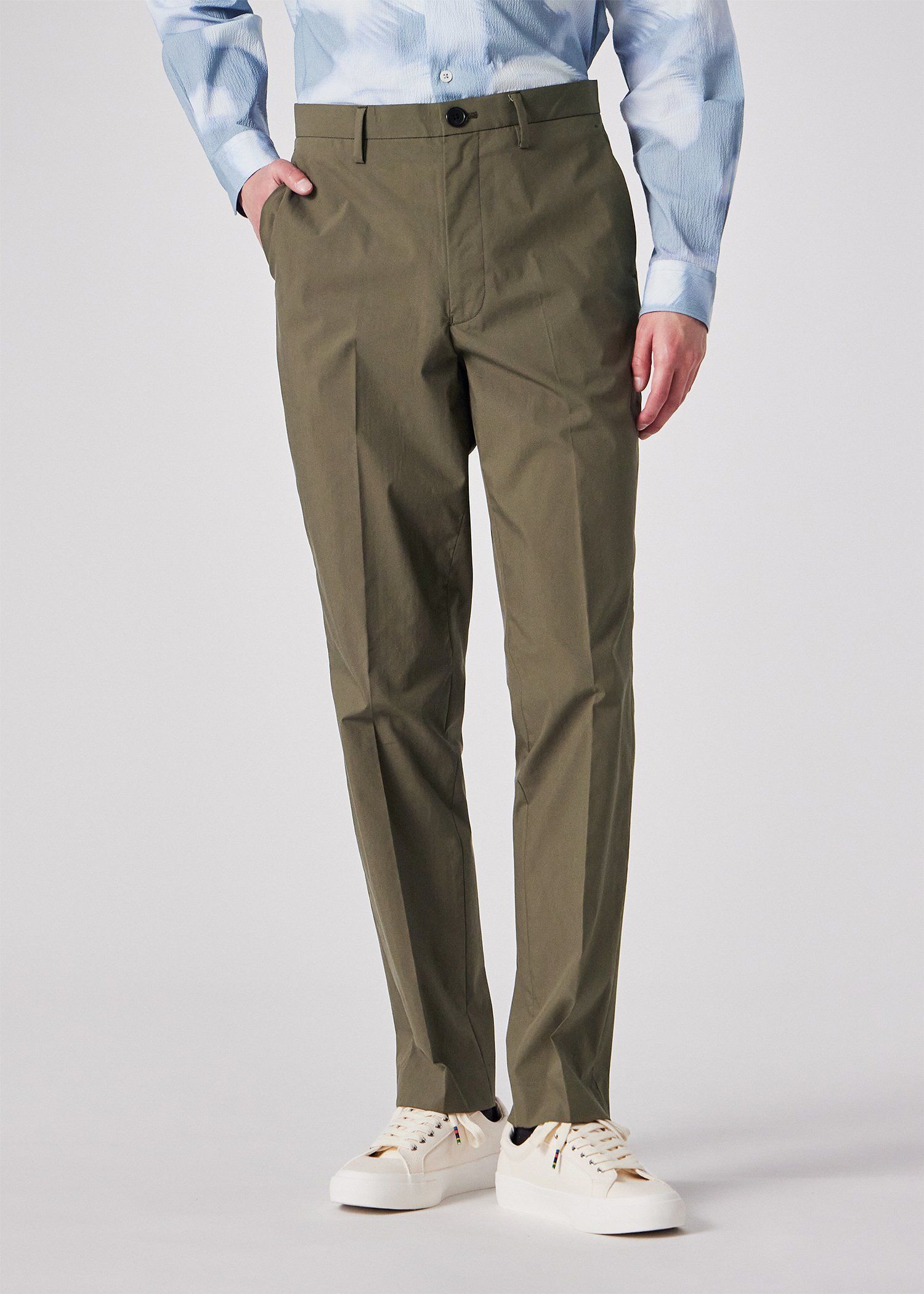 パフォーマンステクスチャー テーパードトラウザーズ