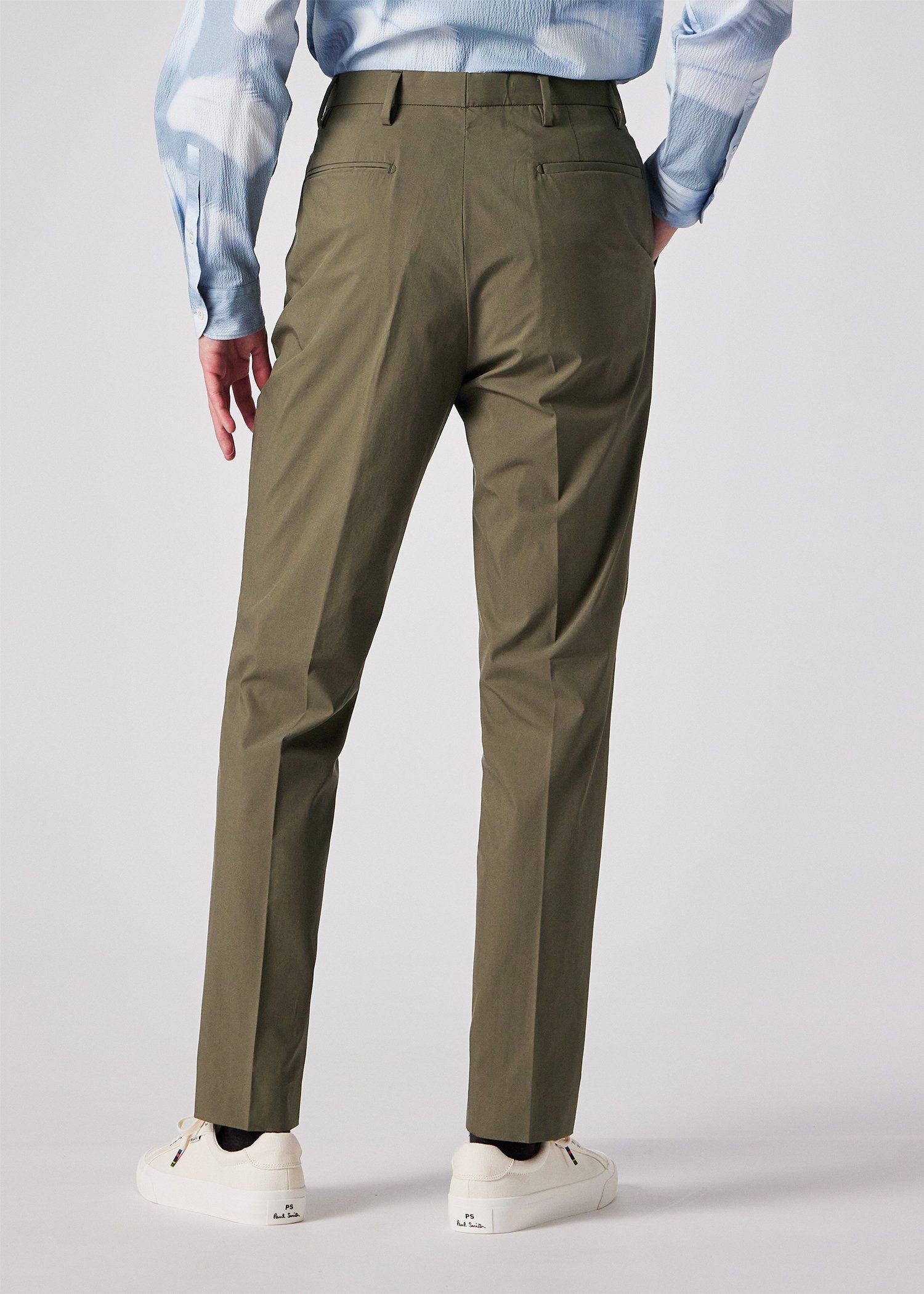 パフォーマンステクスチャー テーパードトラウザーズ