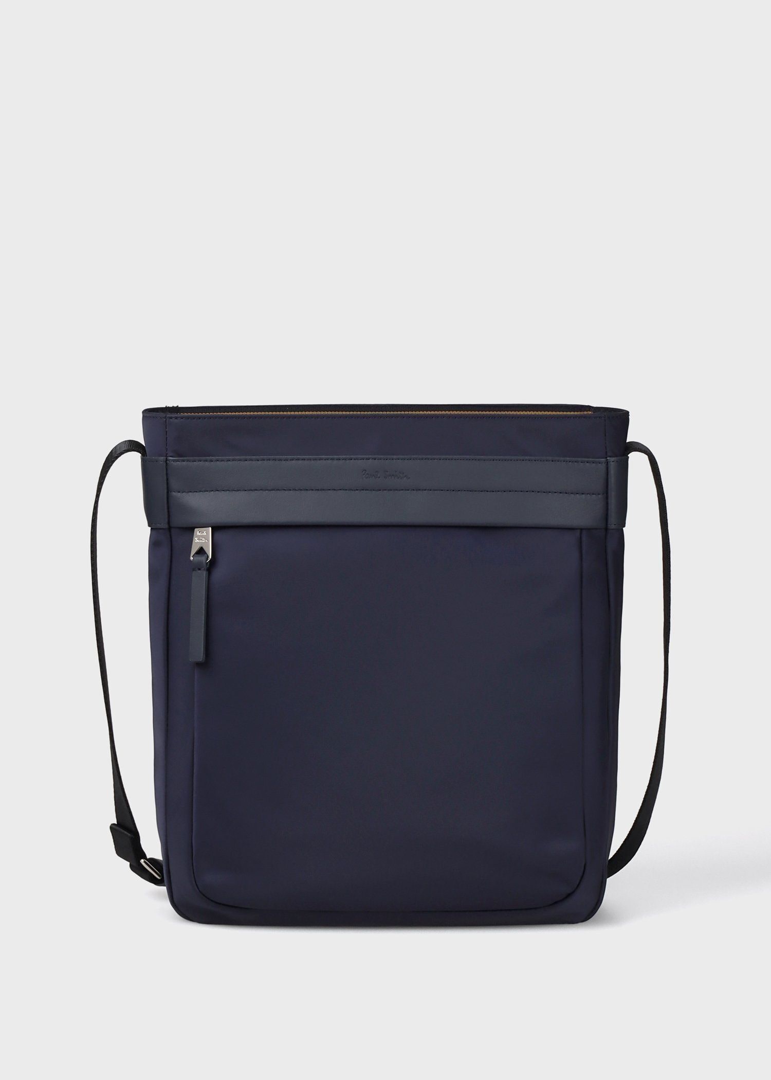 ナイロンブライトストライプトリム ショルダーバッグ