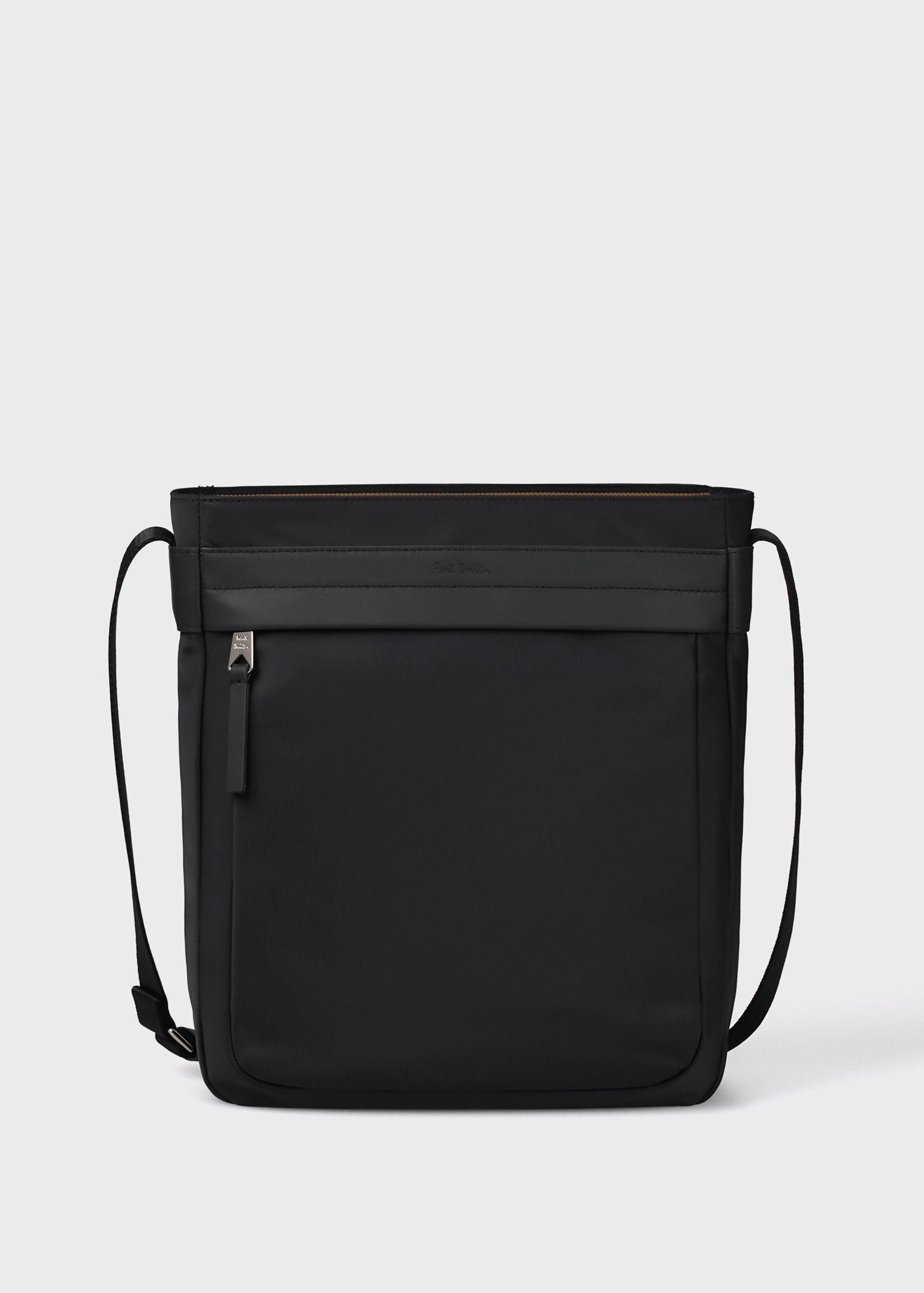 ナイロンブライトストライプトリム ショルダーバッグ