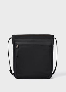 ナイロンブライトストライプトリム ショルダーバッグ