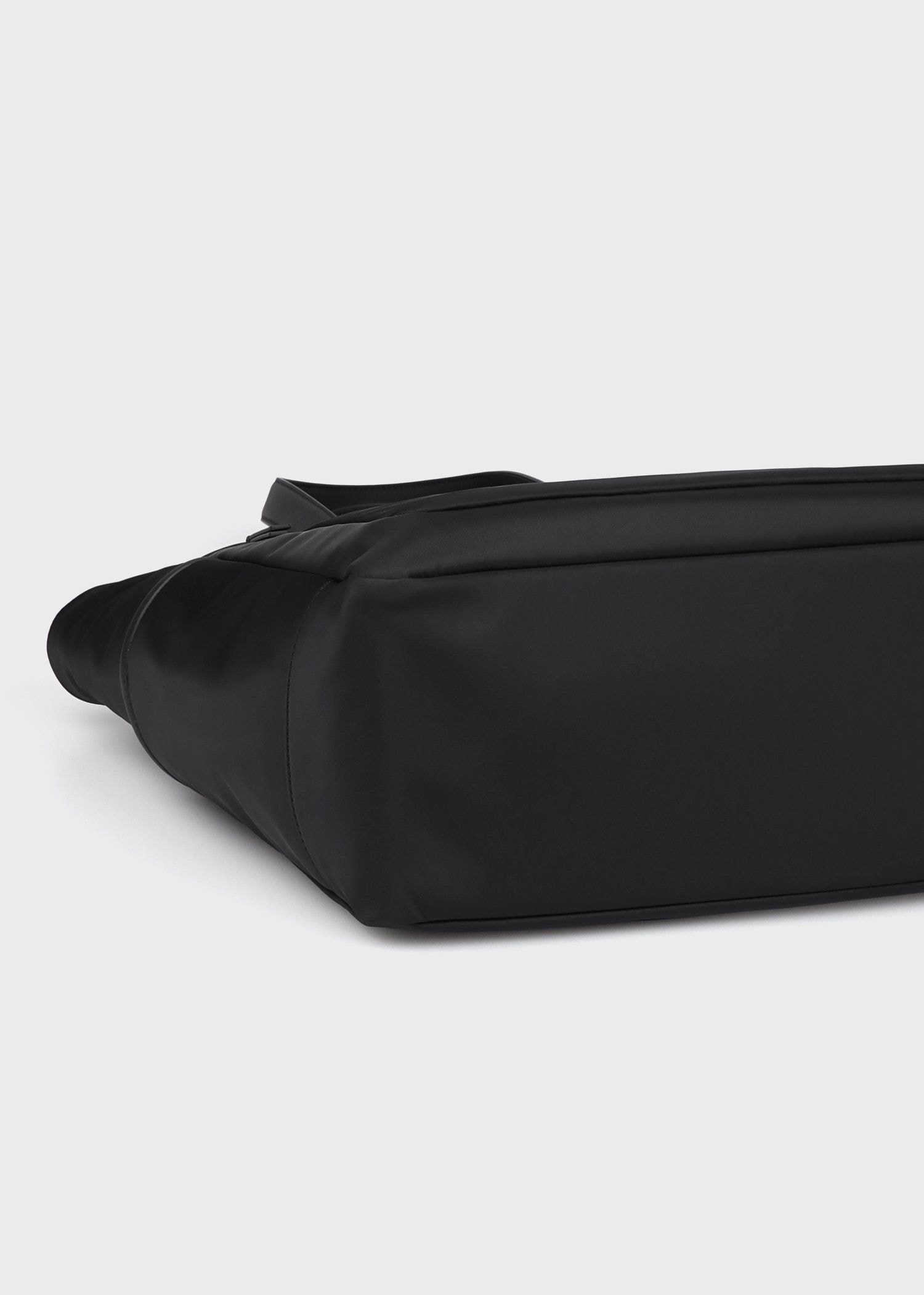 ナイロンブライトストライプトリム トートバッグ