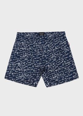 "Slide Notes" ニットトランクス