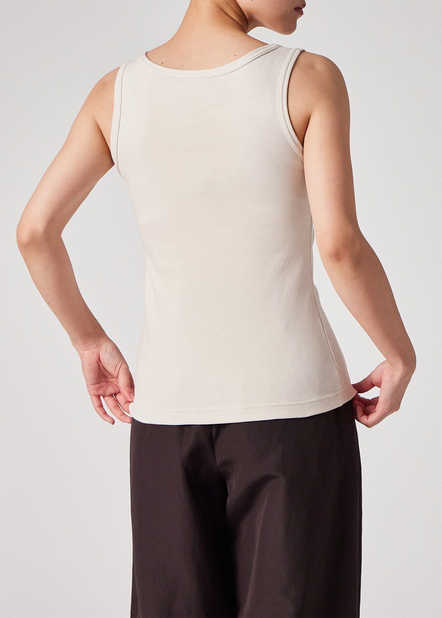 ウィメンズ スクエアボタン タンクトップ