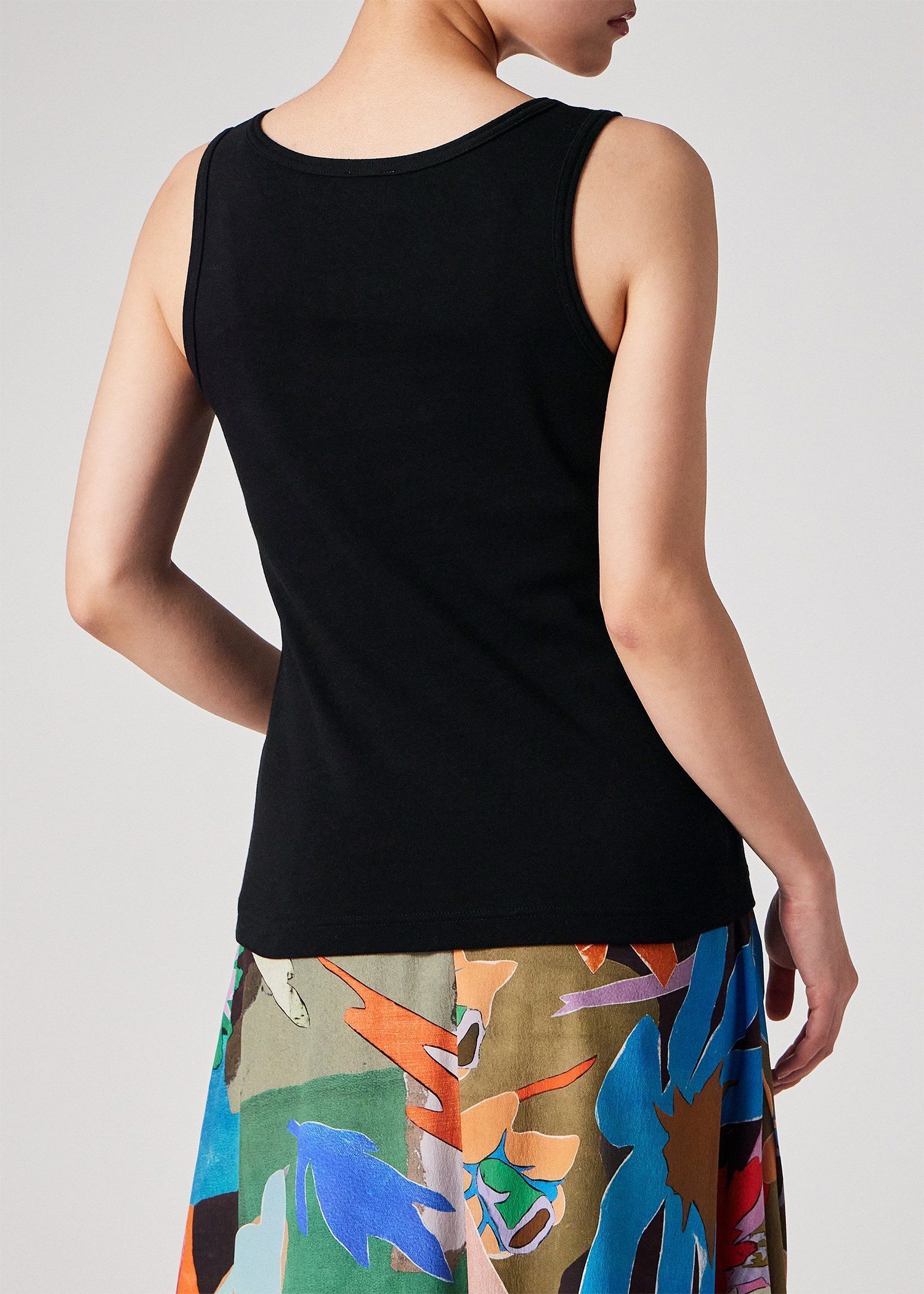 ウィメンズ スクエアボタン タンクトップ