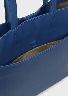 Paul Smith カラーブロックレザー トートバッグ バイカラー　ネイビー Paul Smith（ポールスミス）の「PSカラーブロック トートバッグ