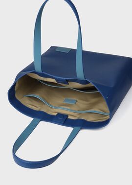 カラーブロックSS26 トートバッグ（ブルー） ｜ポール・スミス
